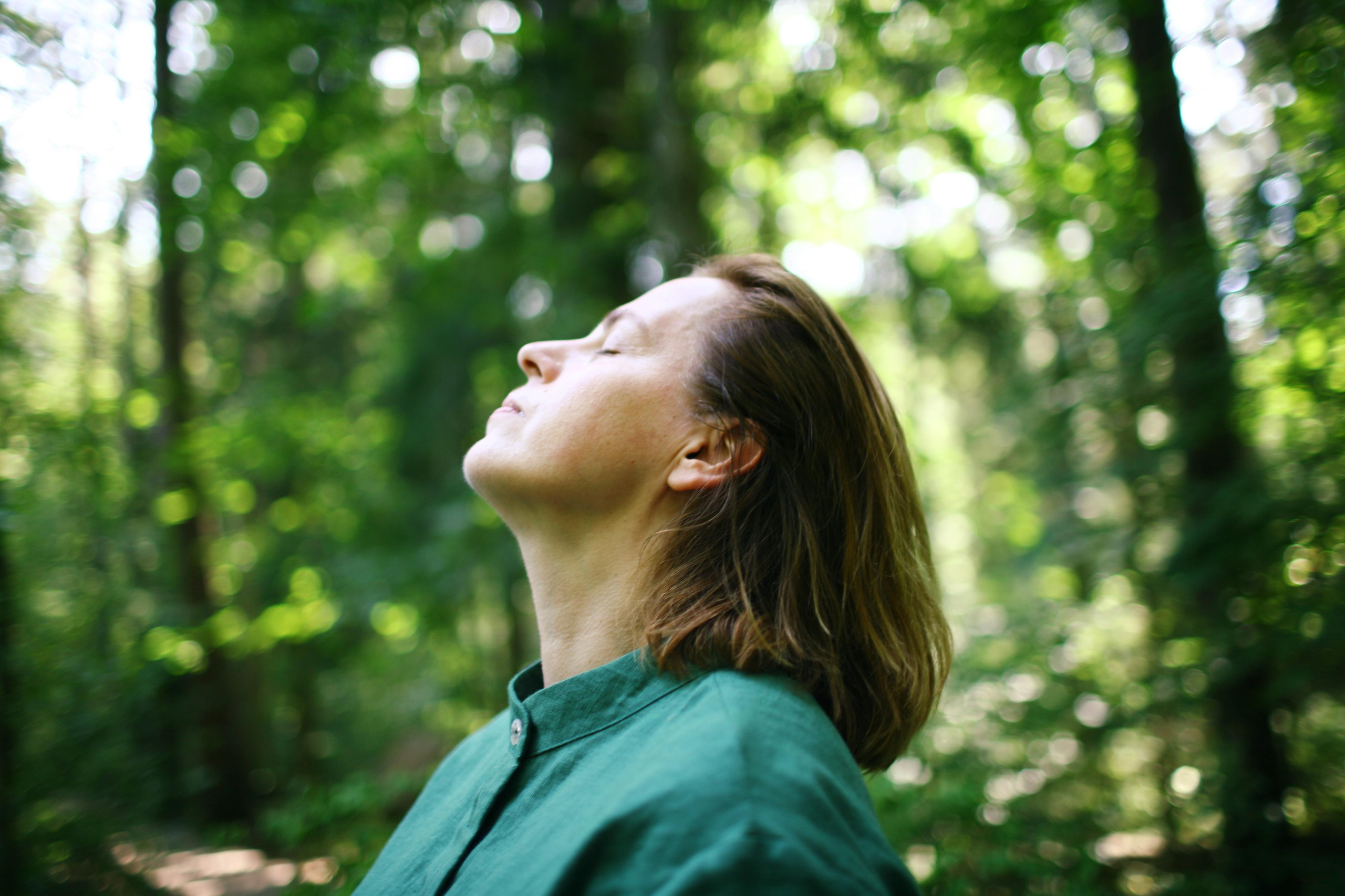 Anna, by herself. Woods and a little bit fire. Victoria Dini. Art photography in London / Folkestone, UK