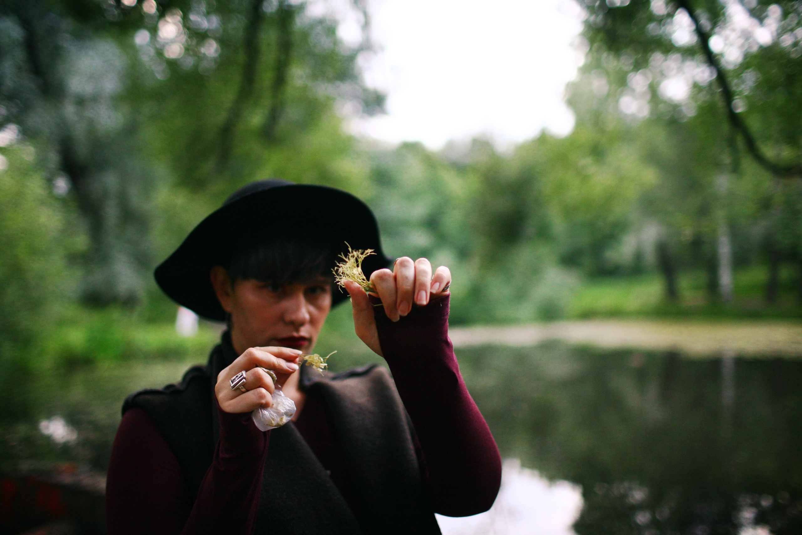 Anna and the fire. Victoria Dini. Art photography in London / Folkestone, UK