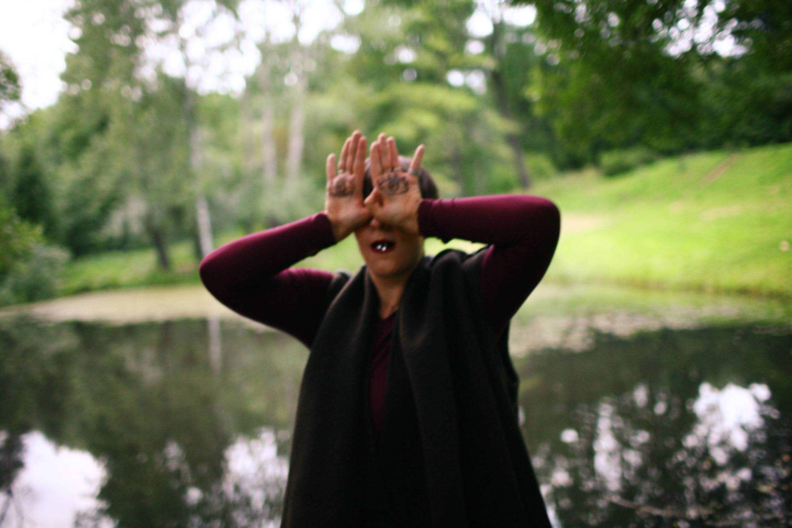 Anna and the fire. Victoria Dini. Art photography in London / Folkestone, UK