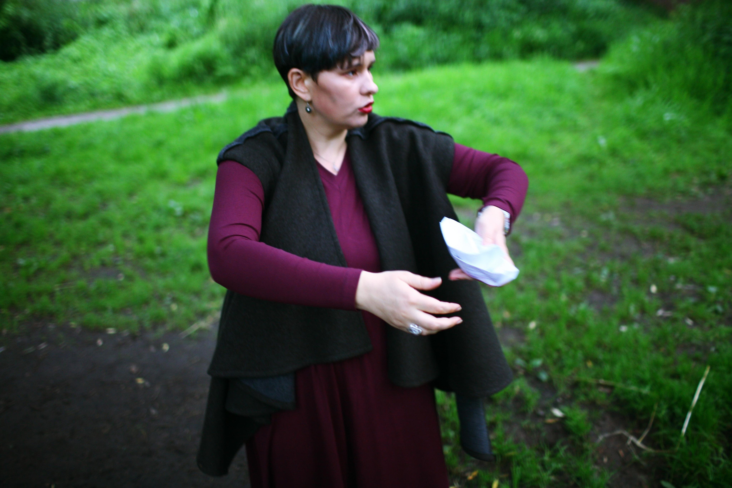 Anna and the fire. Victoria Dini. Art photography in London / Folkestone, UK