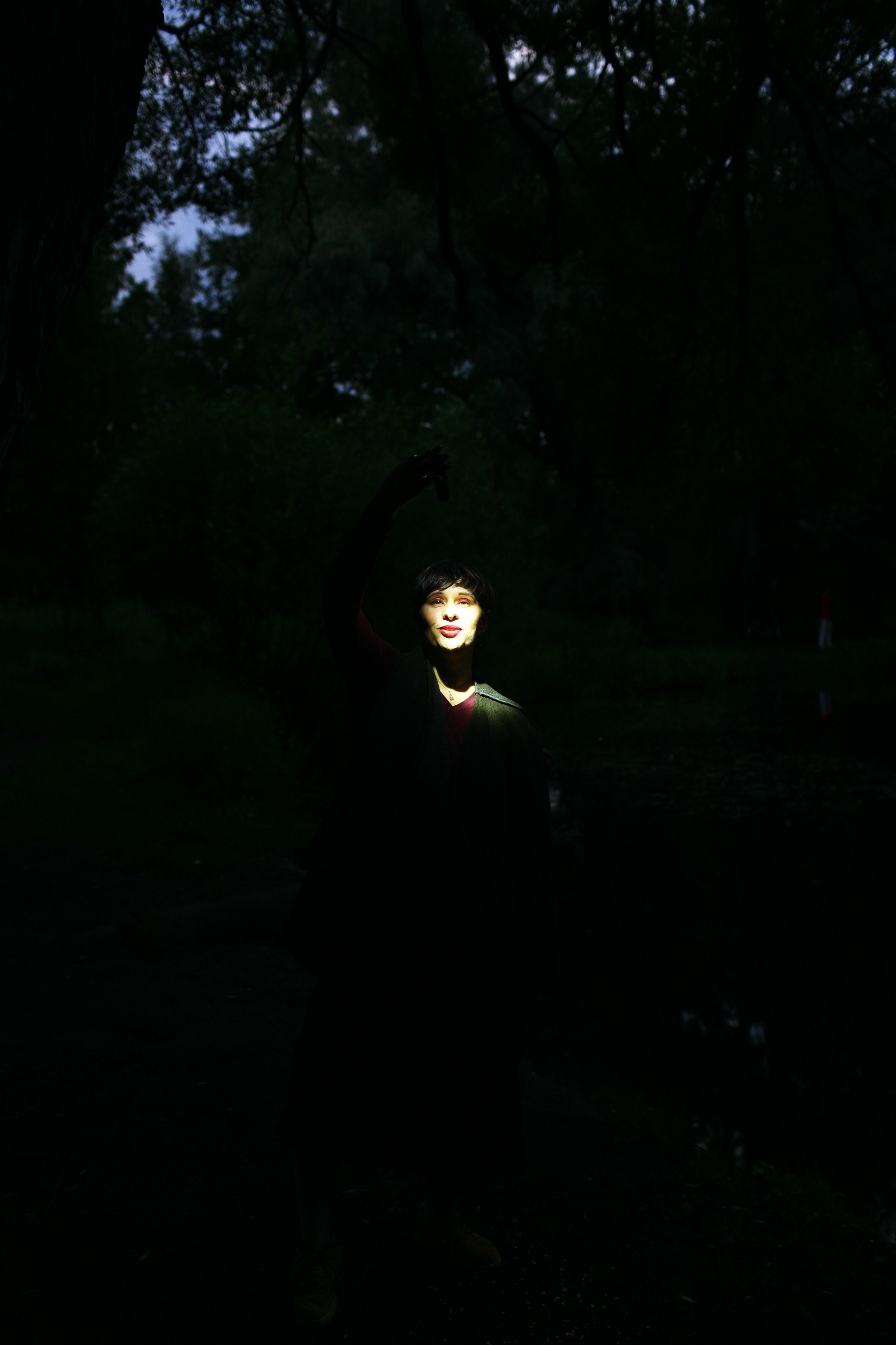 Anna and the fire. Victoria Dini. Art photography in London / Folkestone, UK