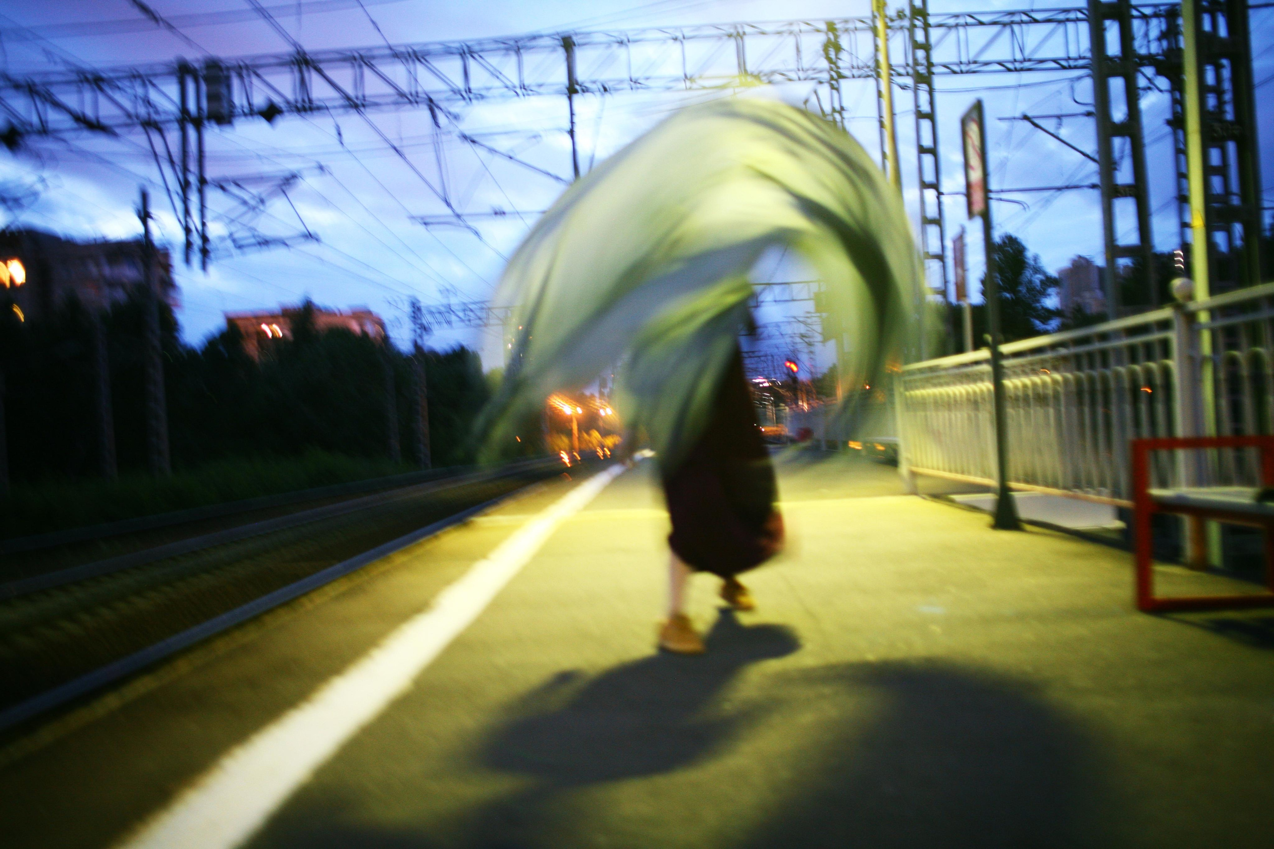 Anna and the fire. Victoria Dini. Art photography in London / Folkestone, UK