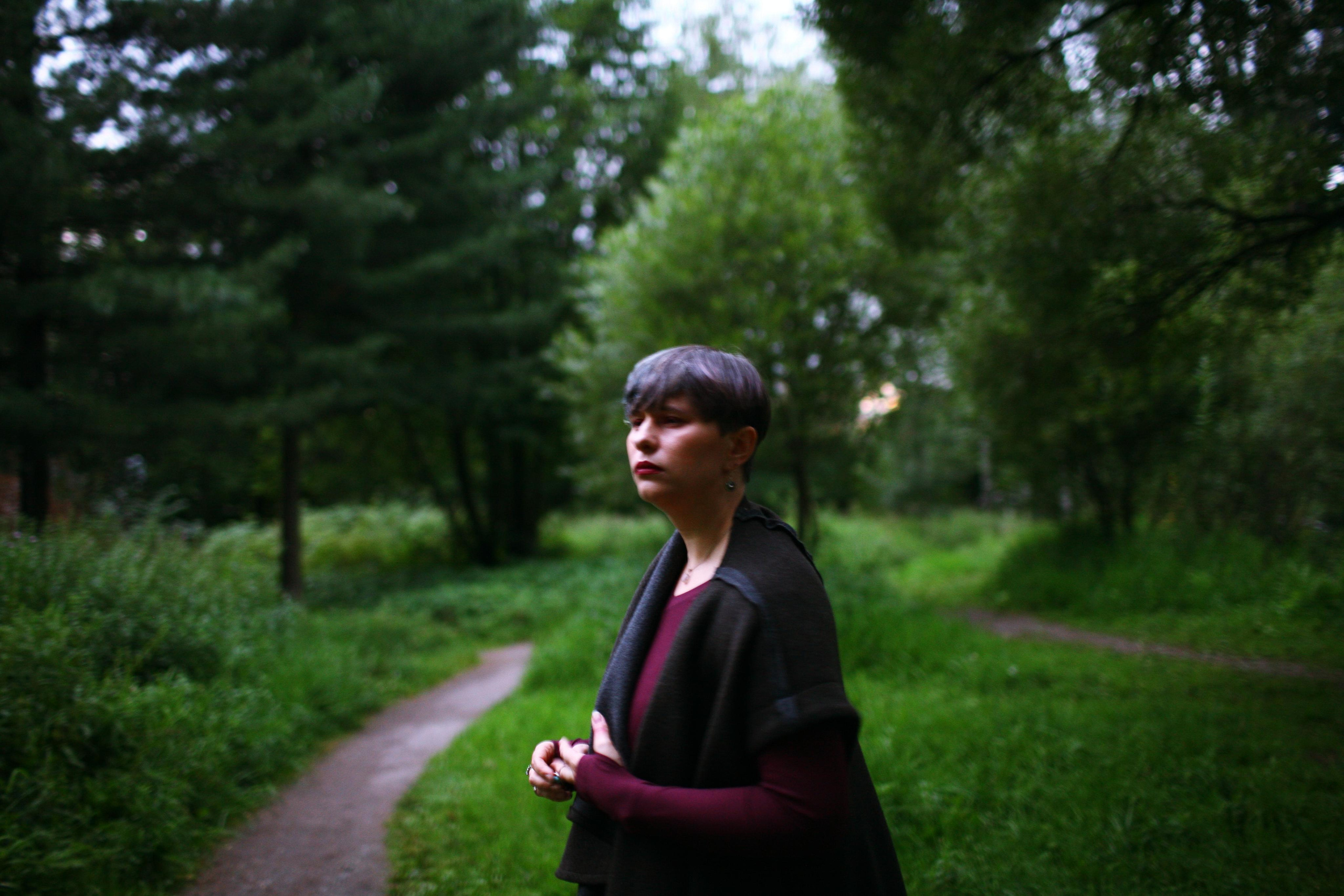 Anna and the fire. Victoria Dini. Art photography in London / Folkestone, UK