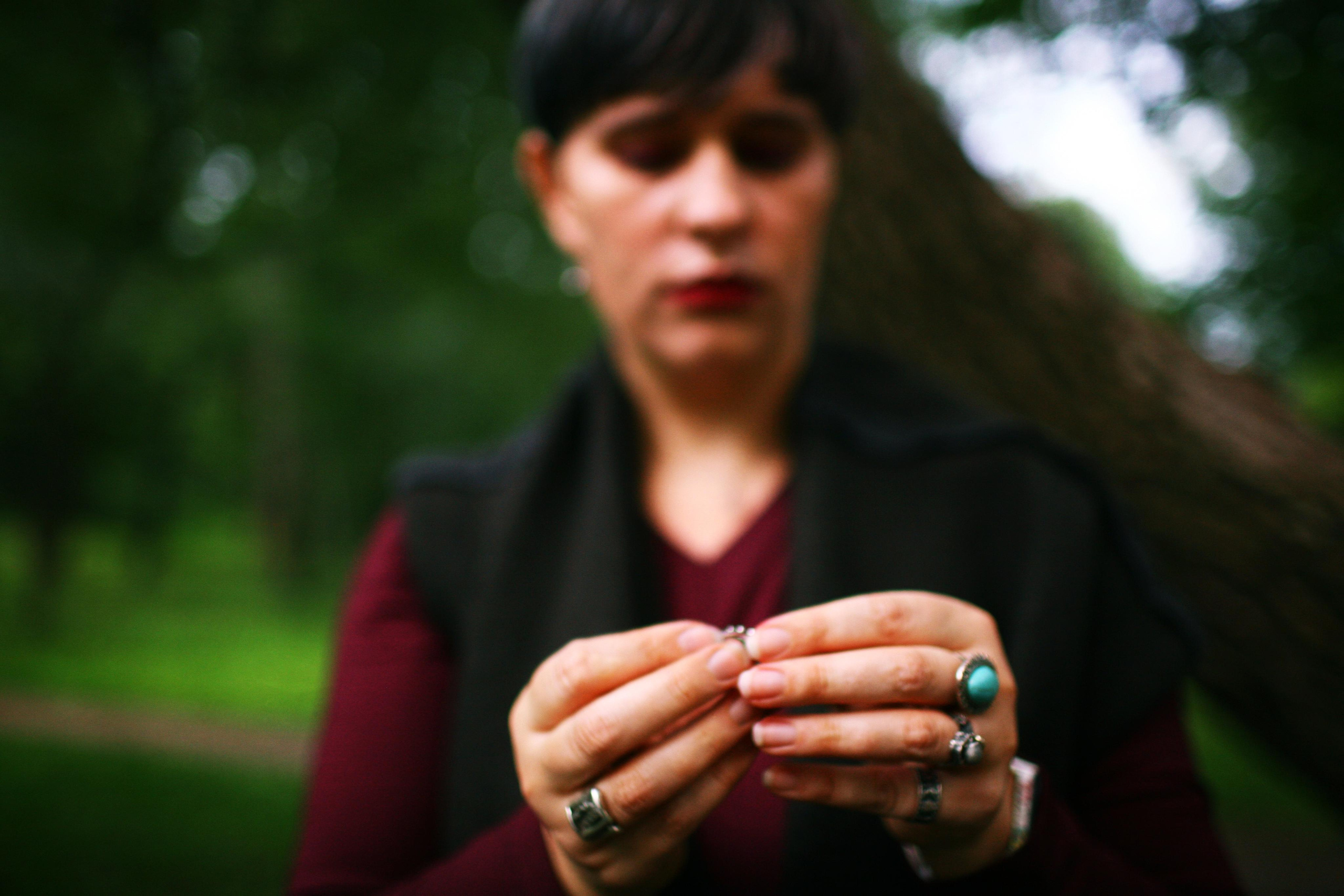 Anna and the fire. Victoria Dini. Art photography in London / Folkestone, UK