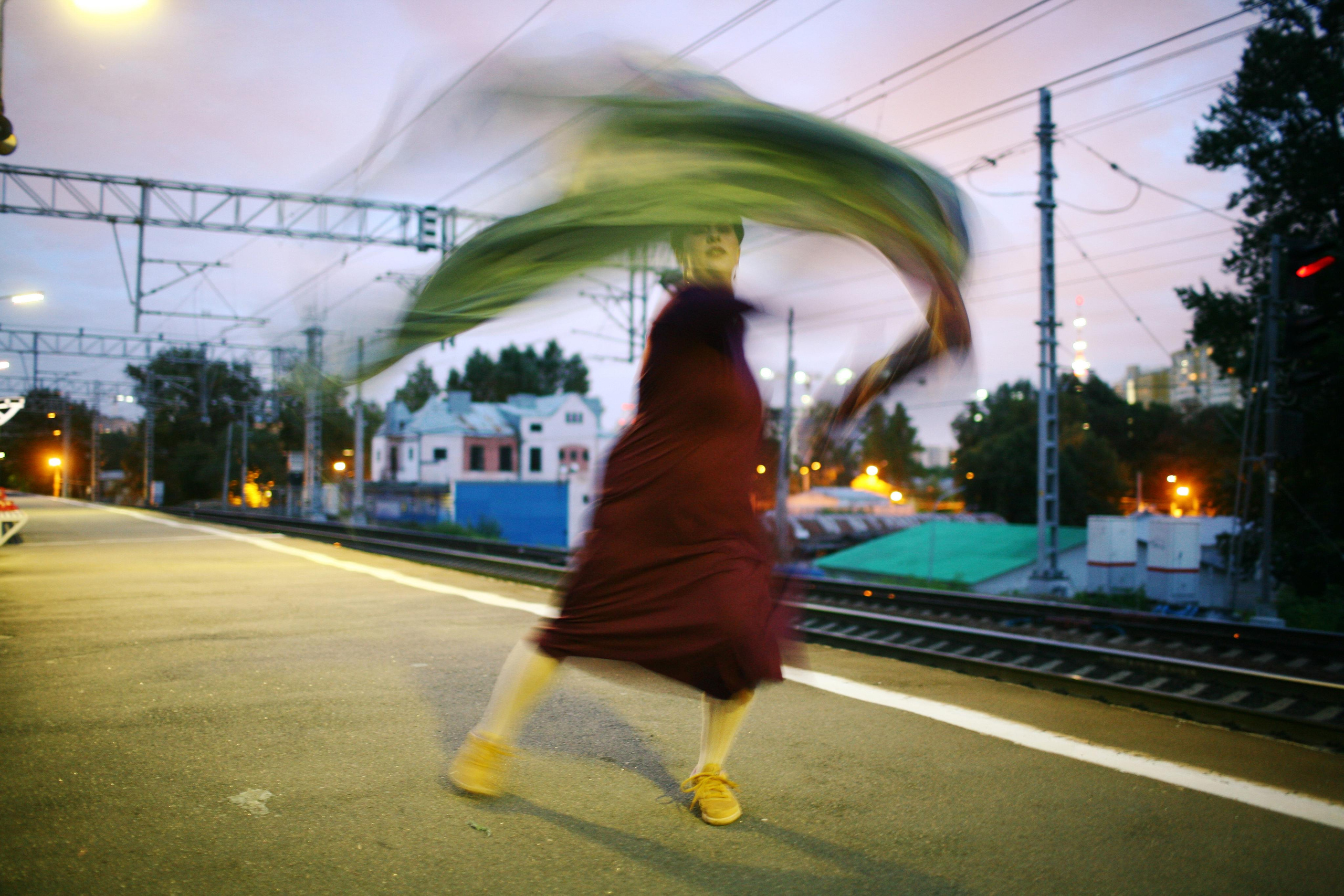 Anna and the fire. Victoria Dini. Art photography in London / Folkestone, UK
