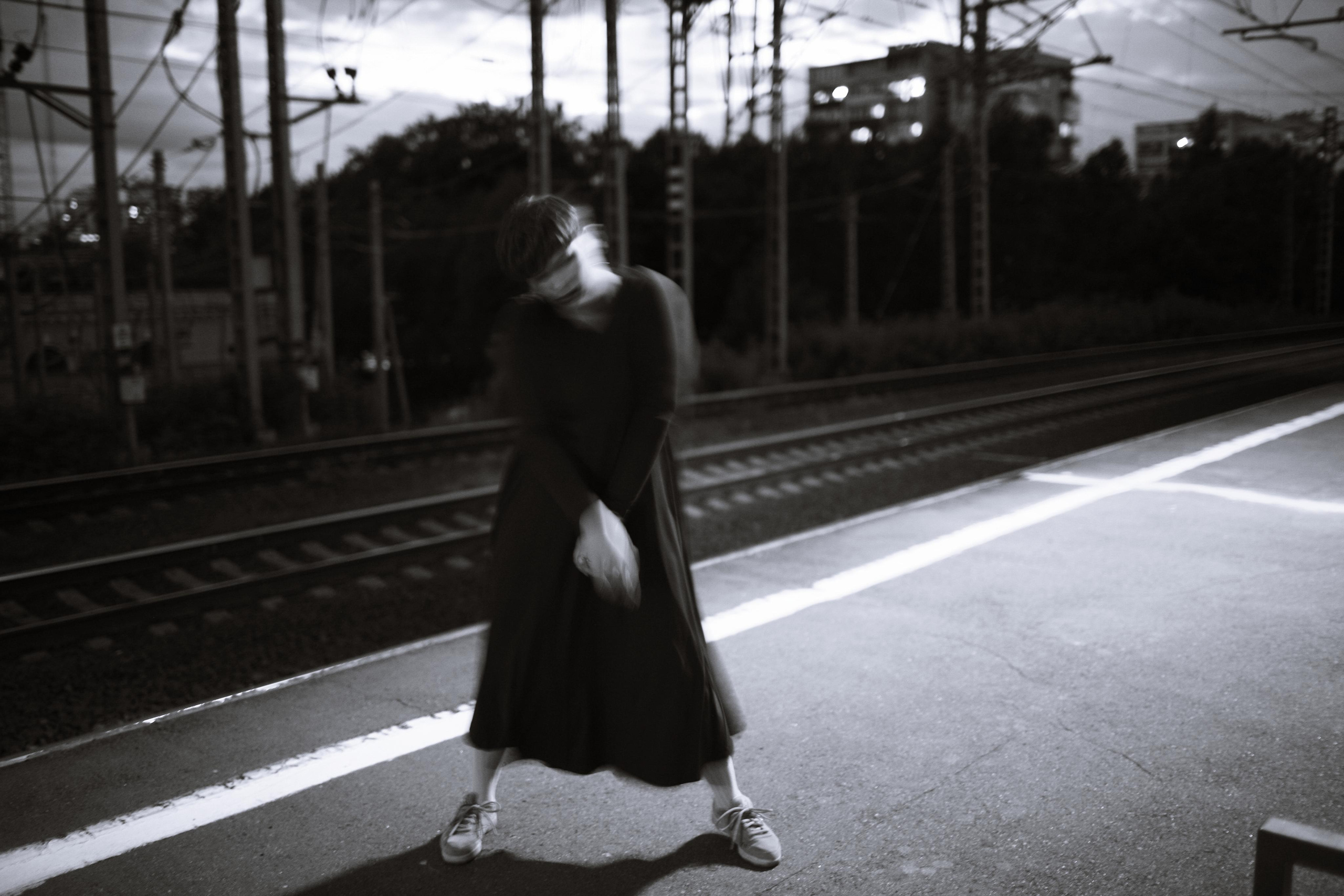 Anna and the fire. Victoria Dini. Art photography in London / Folkestone, UK