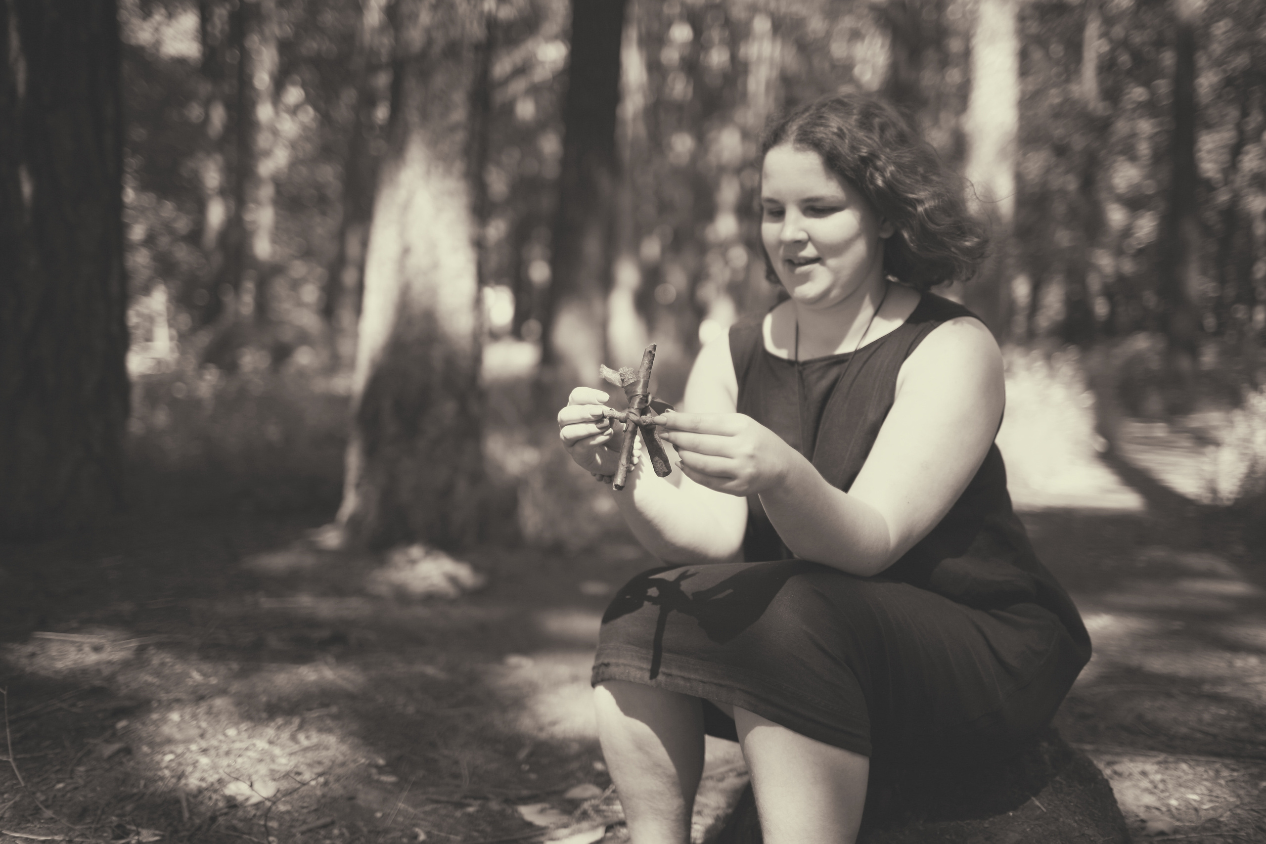 Milena, driades' daughter. Victoria Dini. Art photography in London / Folkestone, UK