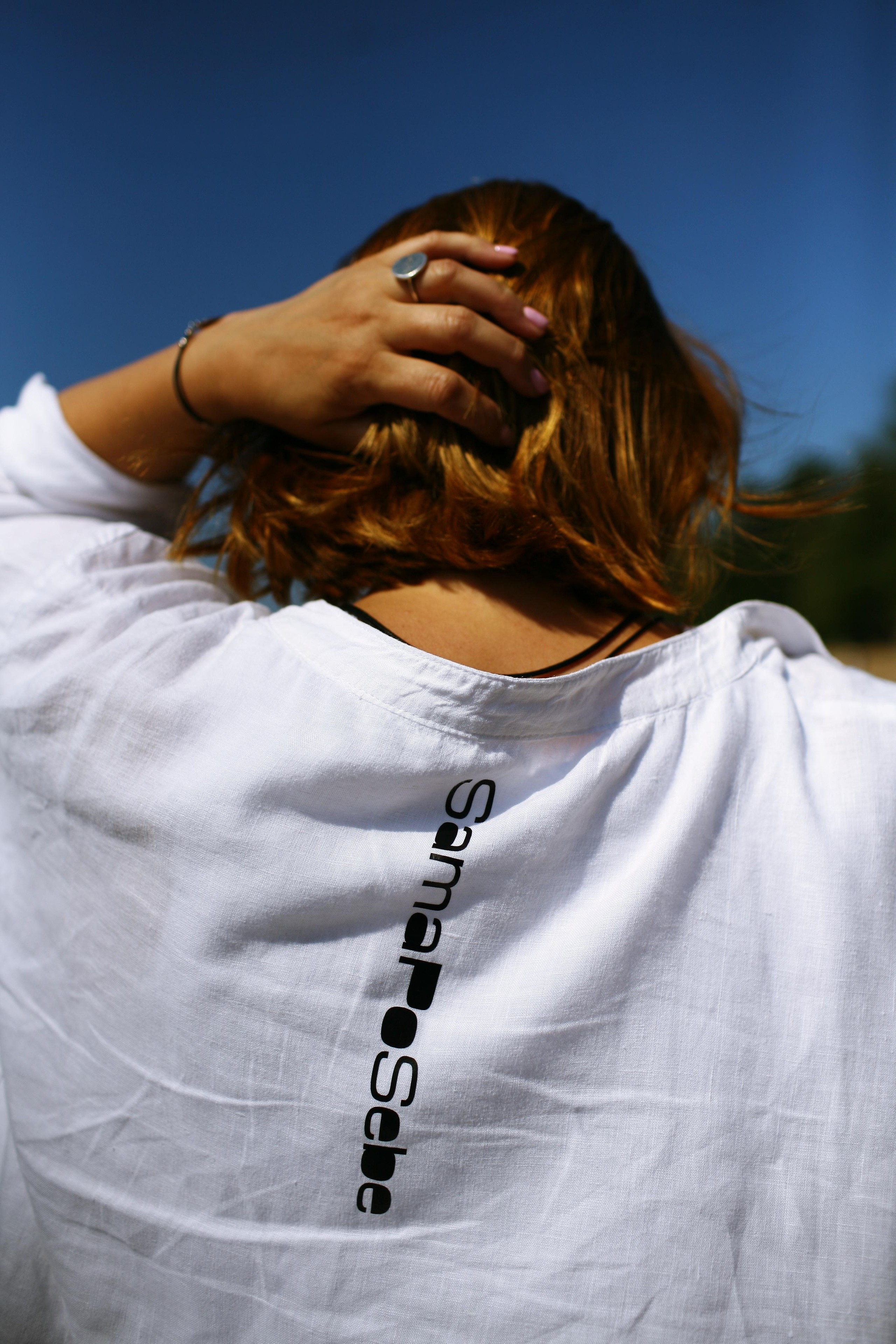 Anna, be herself. Water and sun. Victoria Dini. Art photography in London / Folkestone, UK