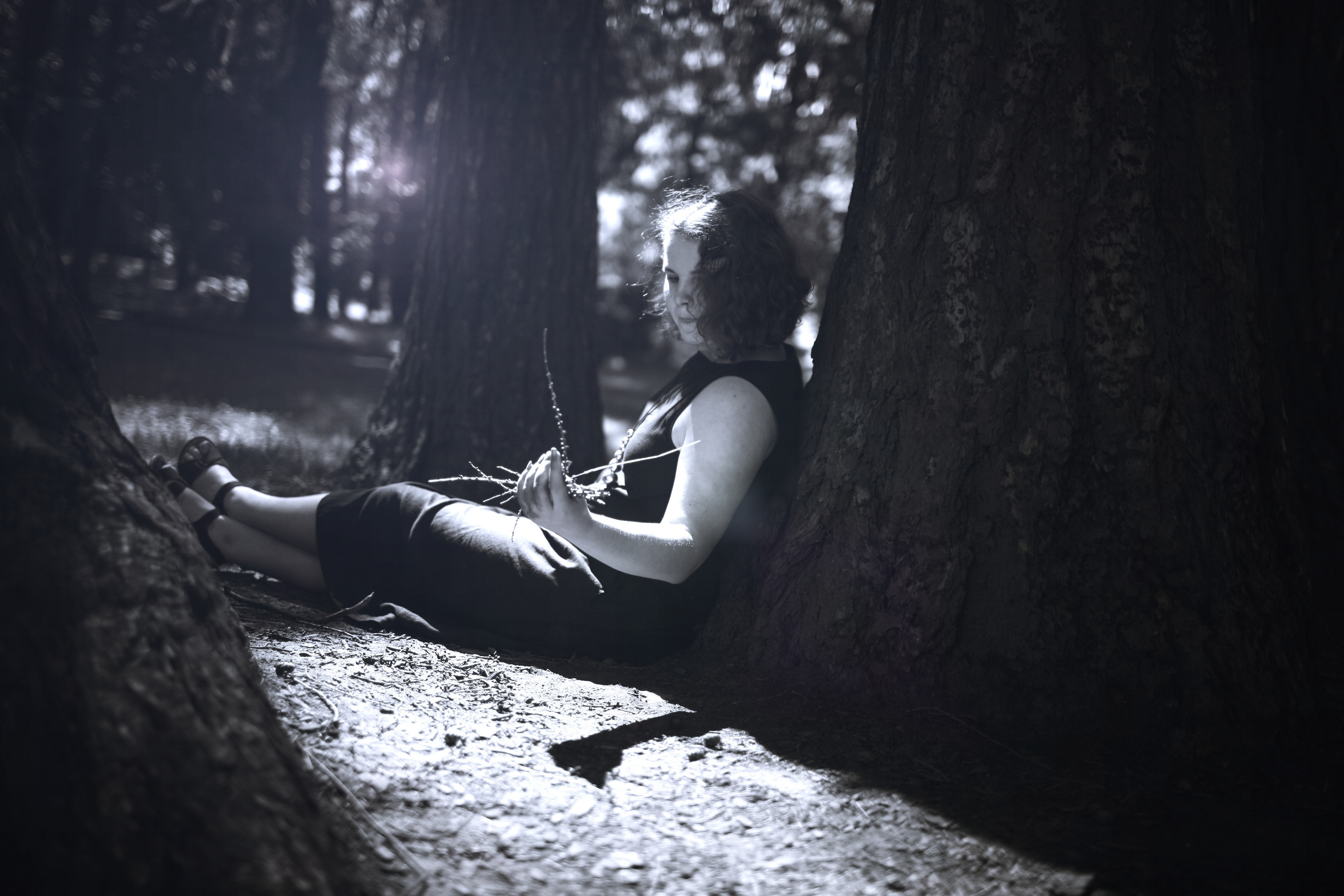 Milena, driades' daughter. Victoria Dini. Art photography in London / Folkestone, UK