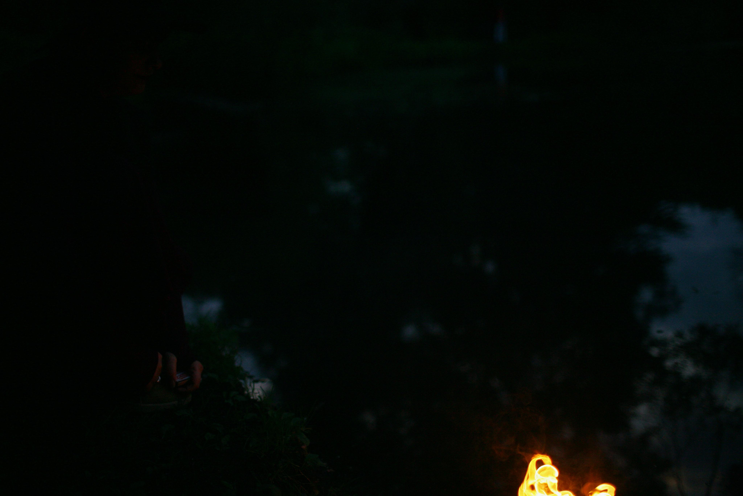 Anna and the fire. Victoria Dini. Art photography in London / Folkestone, UK