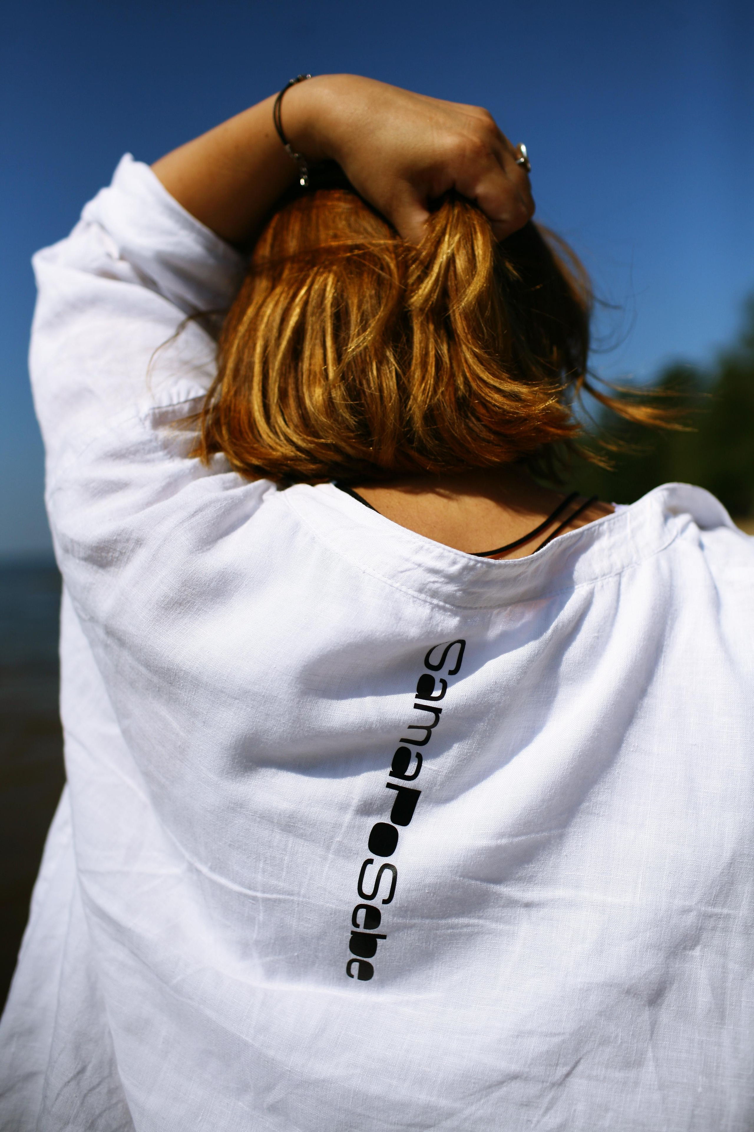 Anna, be herself. Water and sun. Victoria Dini. Art photography in London / Folkestone, UK