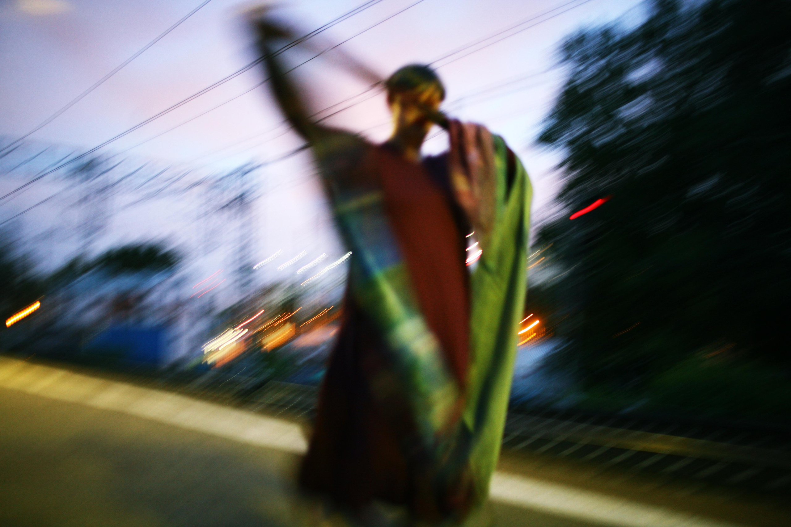 Anna and the fire. Victoria Dini. Art photography in London / Folkestone, UK