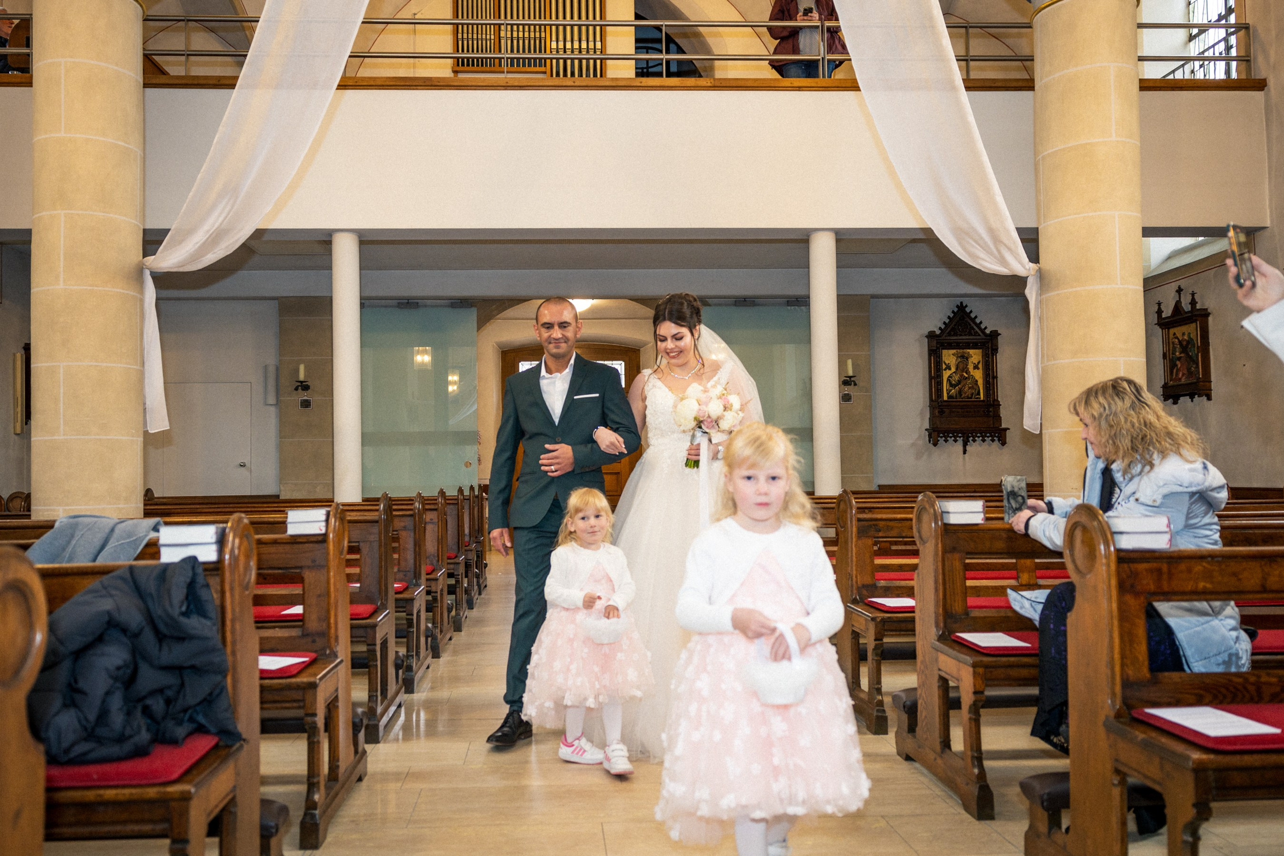 Kirchliche Trauung. Hochzeitfotograf in Bielefeld