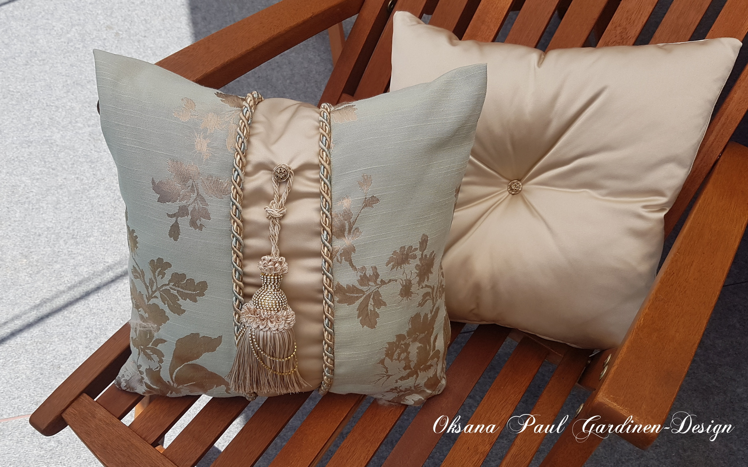 Подушки /Kissen ➜. Oksana Paul-Gardinen-Design Oksana Paul ✧ Art of Gardinen & Textile Design ✧ Polymer Clay Art & Handmade Creatures