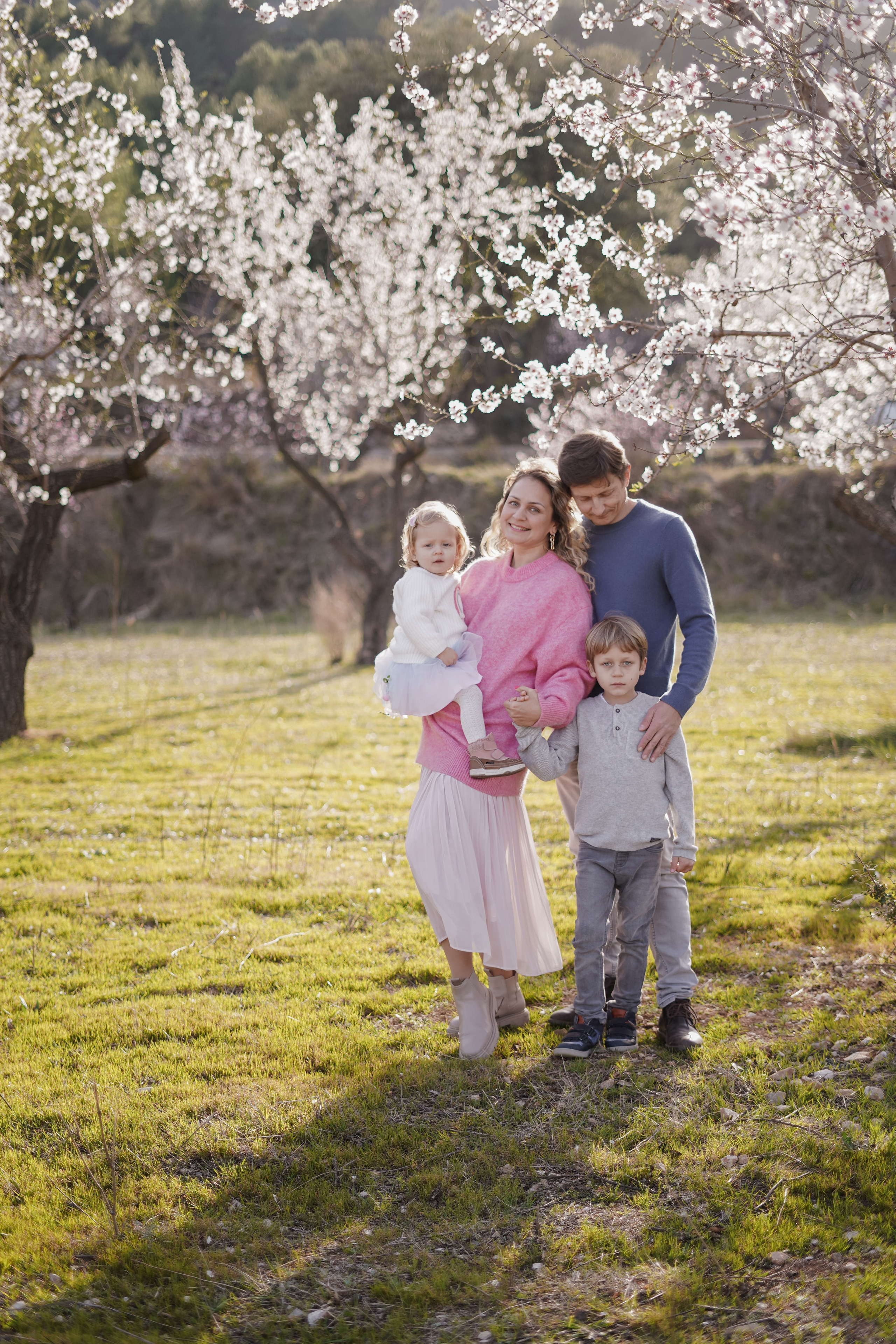 Миндальные сады. Семья. Индивидуальный, семейный, свадебный фотограф Бенидорм Диана Меметова