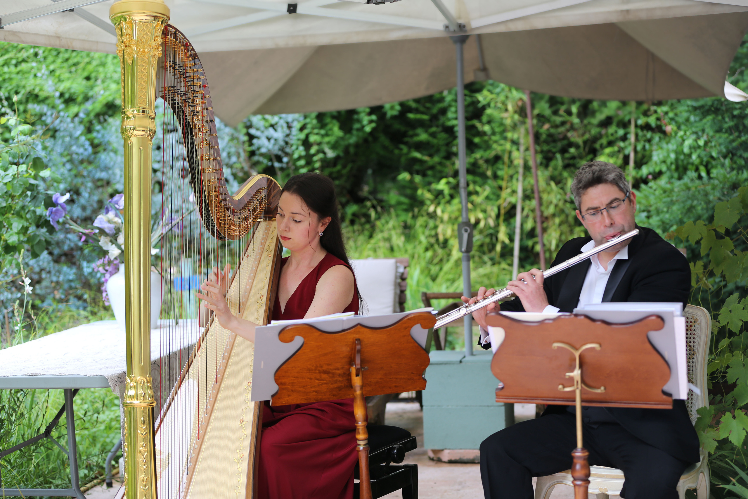 Harpe. Natalia Bogdanovska. Films et photographie corporate en France