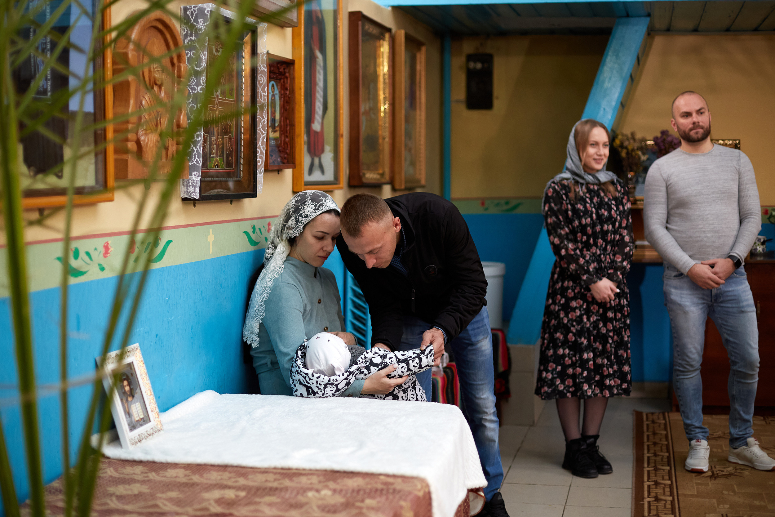 Крещение Валерии. Дмитрий и Каролина Тофан