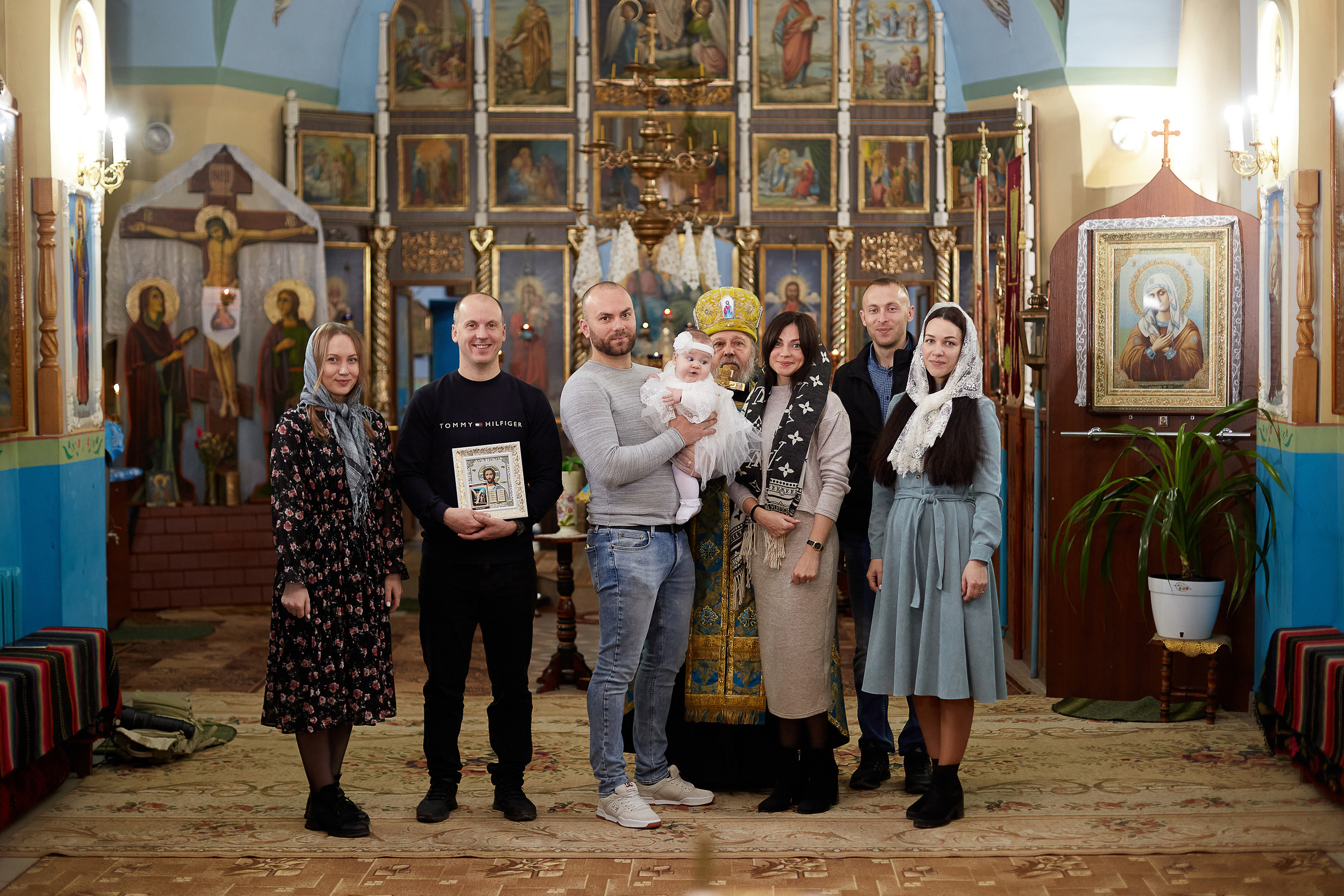 Крещение Валерии. Дмитрий и Каролина Тофан