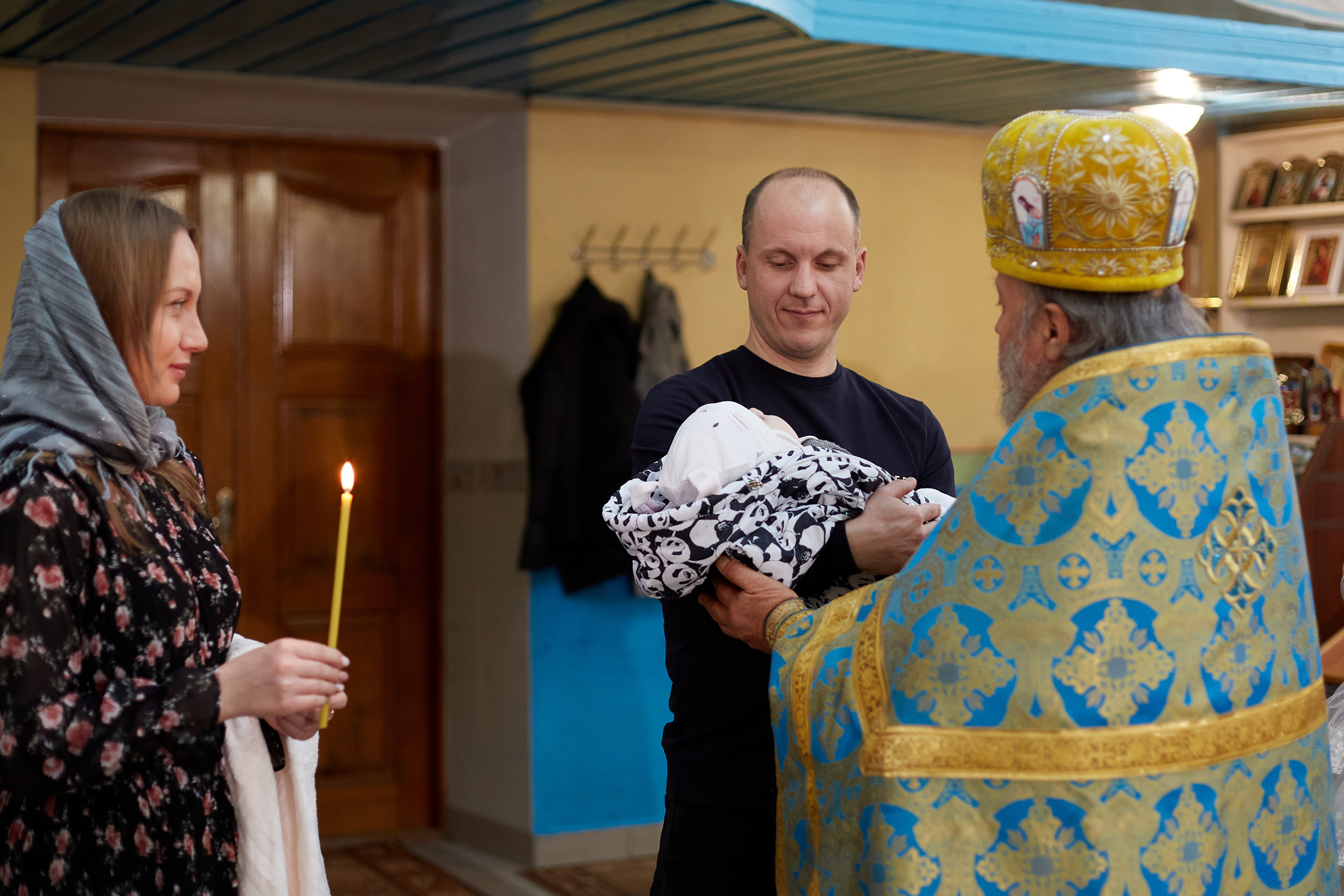 Крещение Валерии. Дмитрий и Каролина Тофан