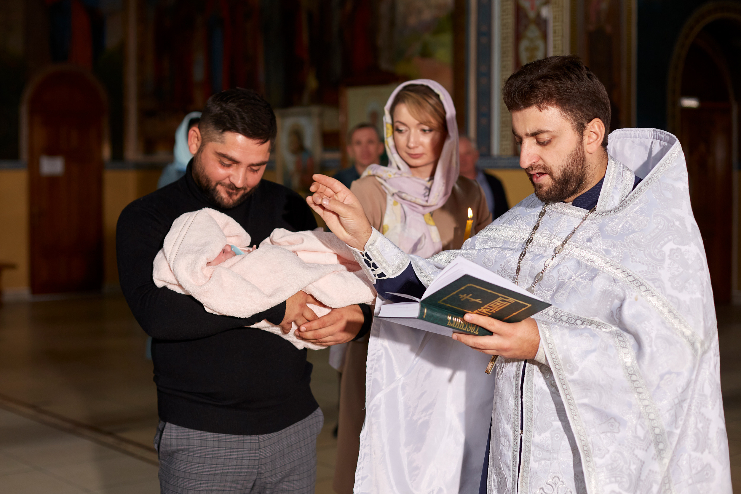 Крещение Валерии. Дмитрий и Каролина Тофан