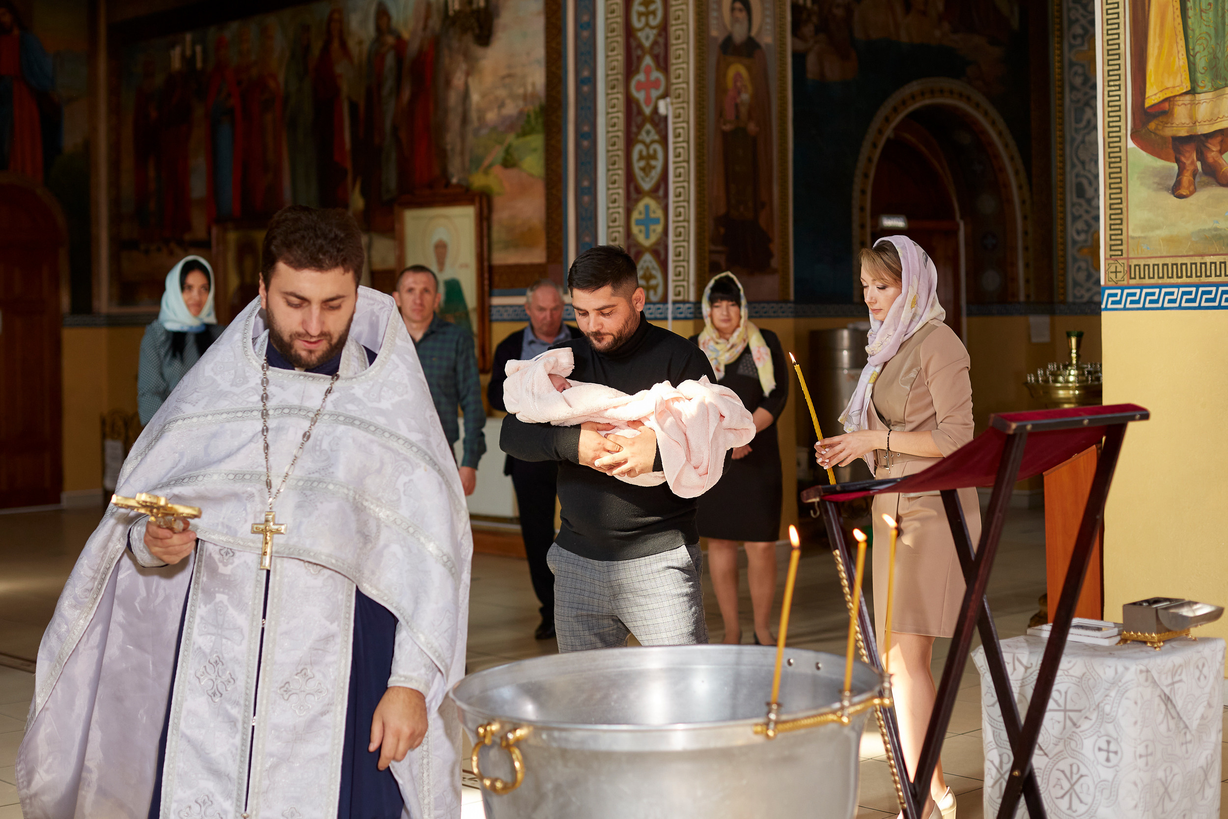 Крещение Валерии. Дмитрий и Каролина Тофан