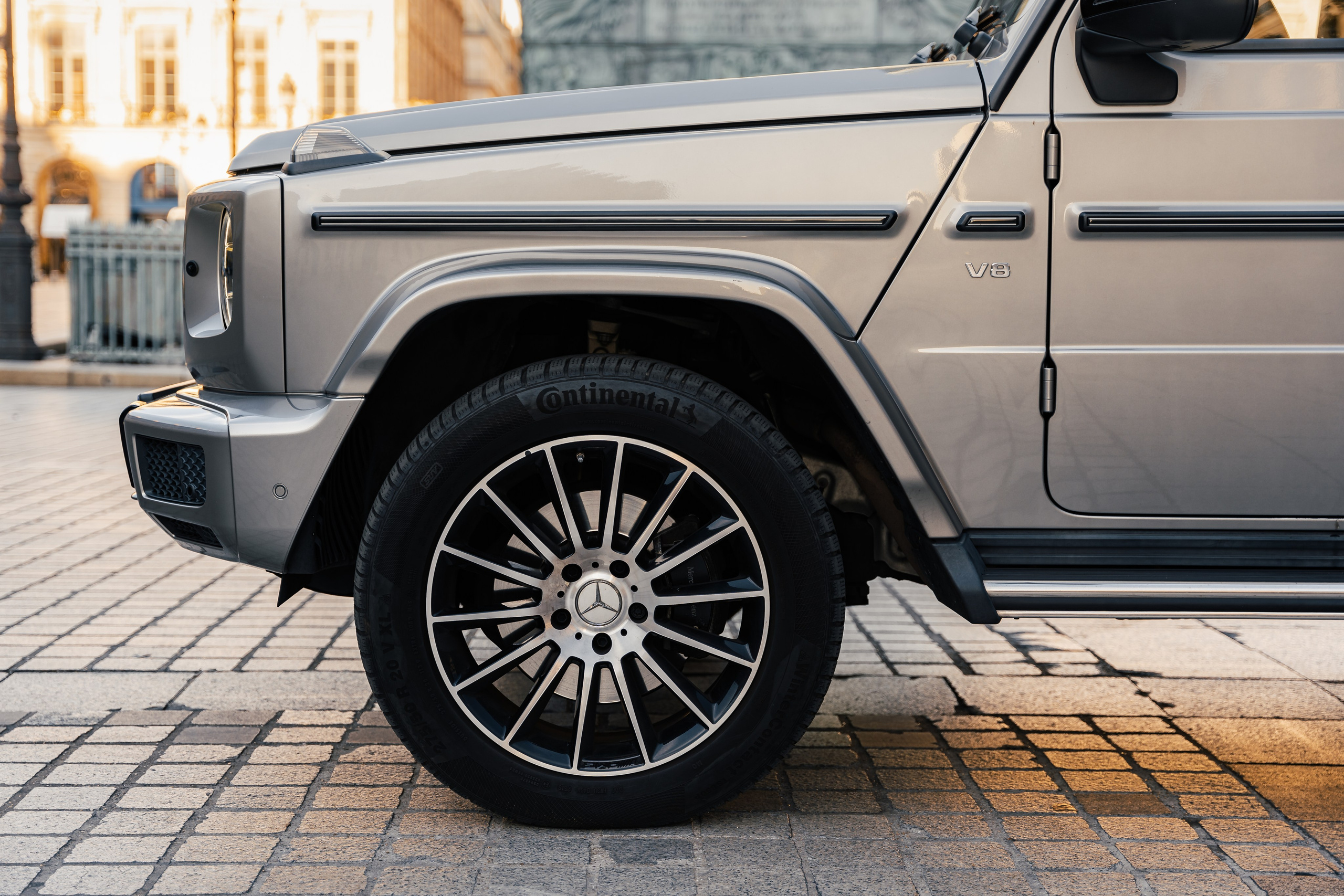 Mercedes Benz G500. Photographe de voitures à Paris — Vitalii Motruk