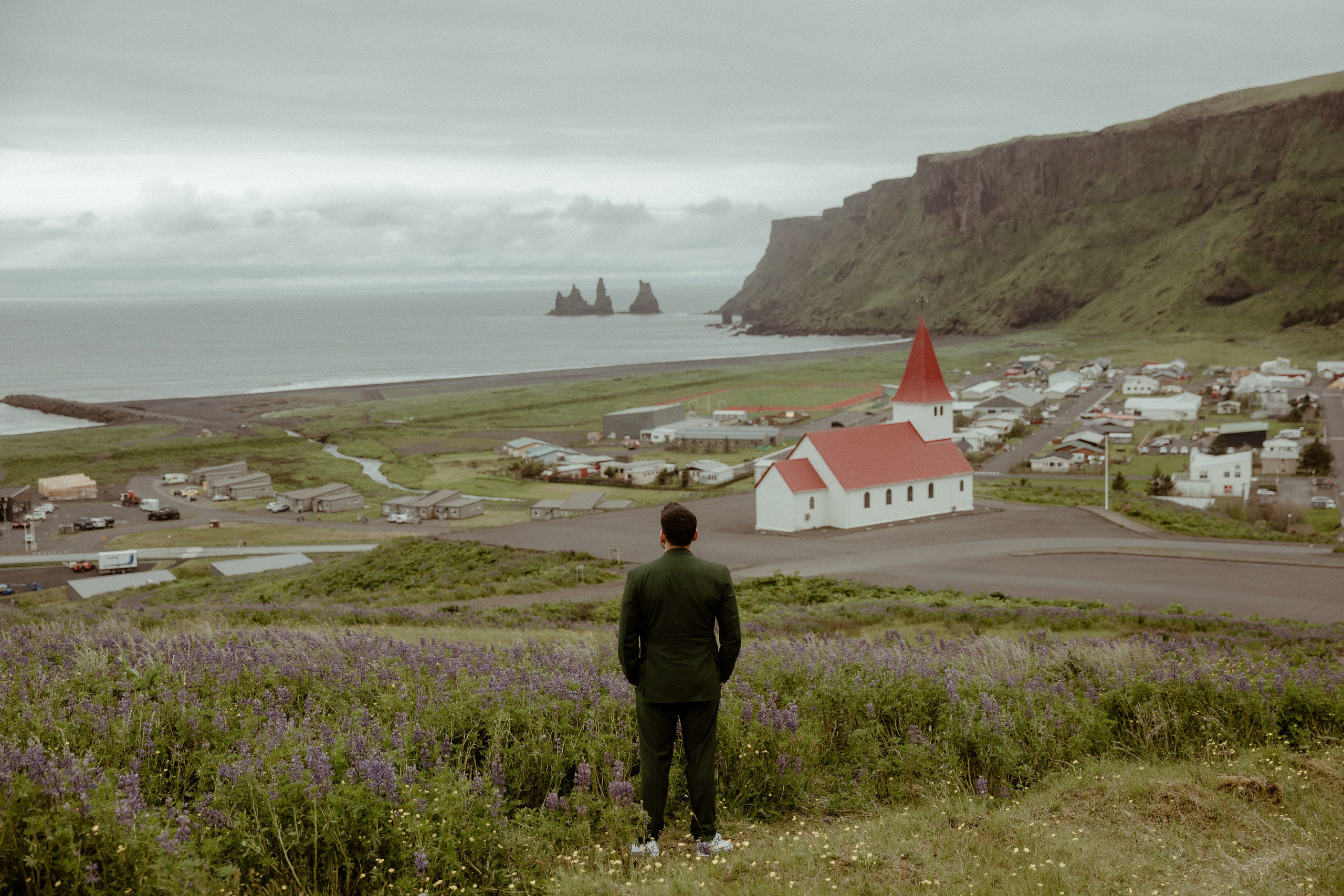 Elopement at Kvernufoss Waterfall. Iceland elopement photo and video | Nikolaichik Photo