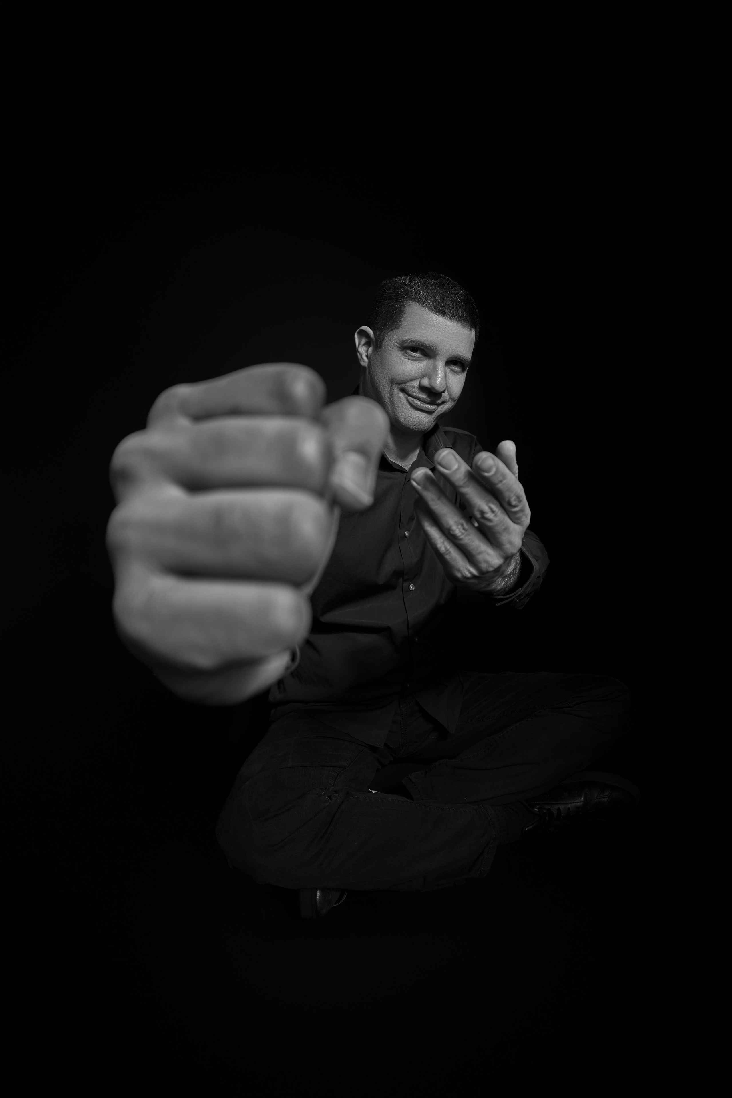 Studio-Shooting. Portraitfotografin Natalia Calcagnile