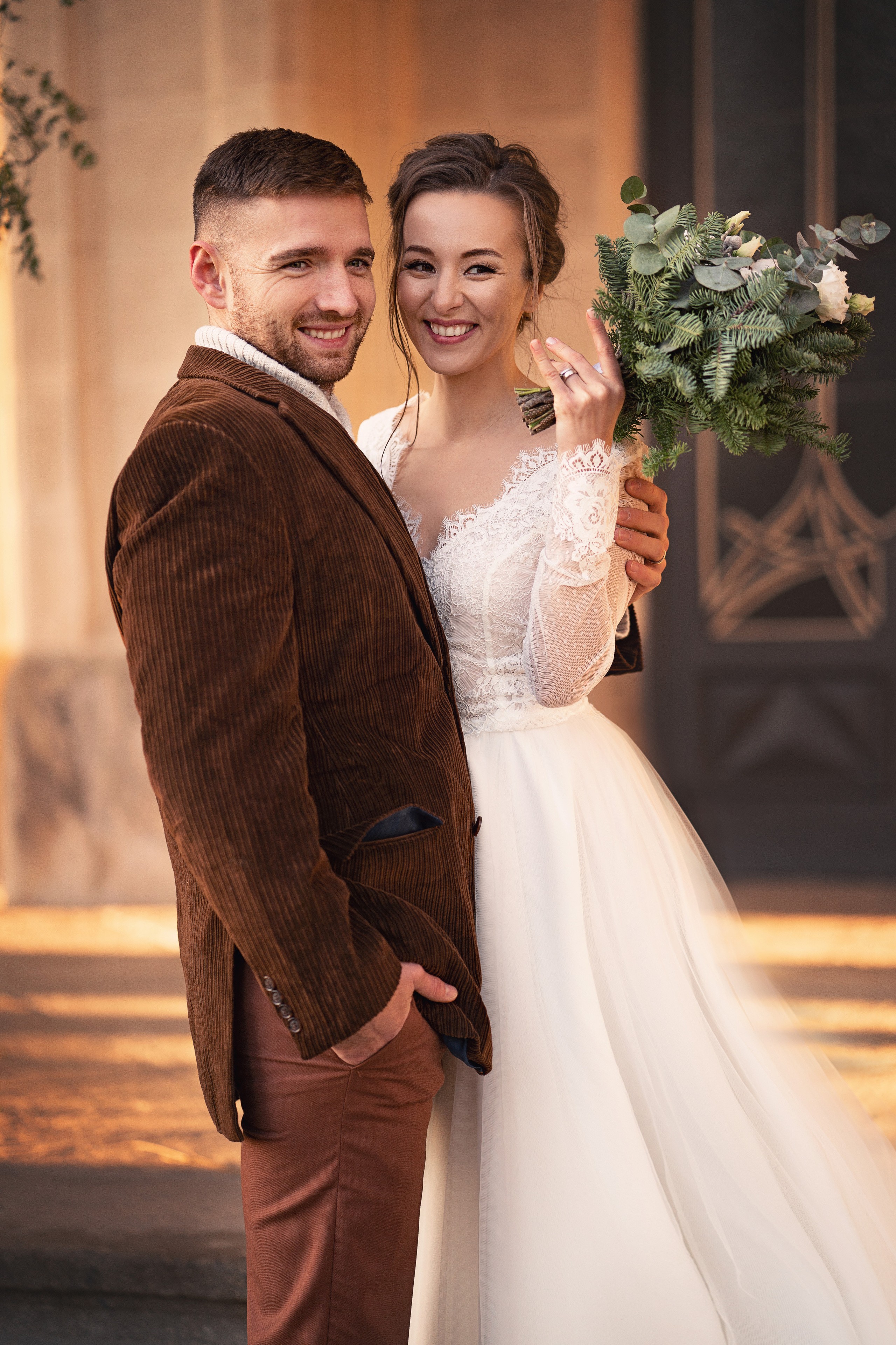 Зимняя свадьба. Семейный, детский и женский фотограф в Германии, Трире