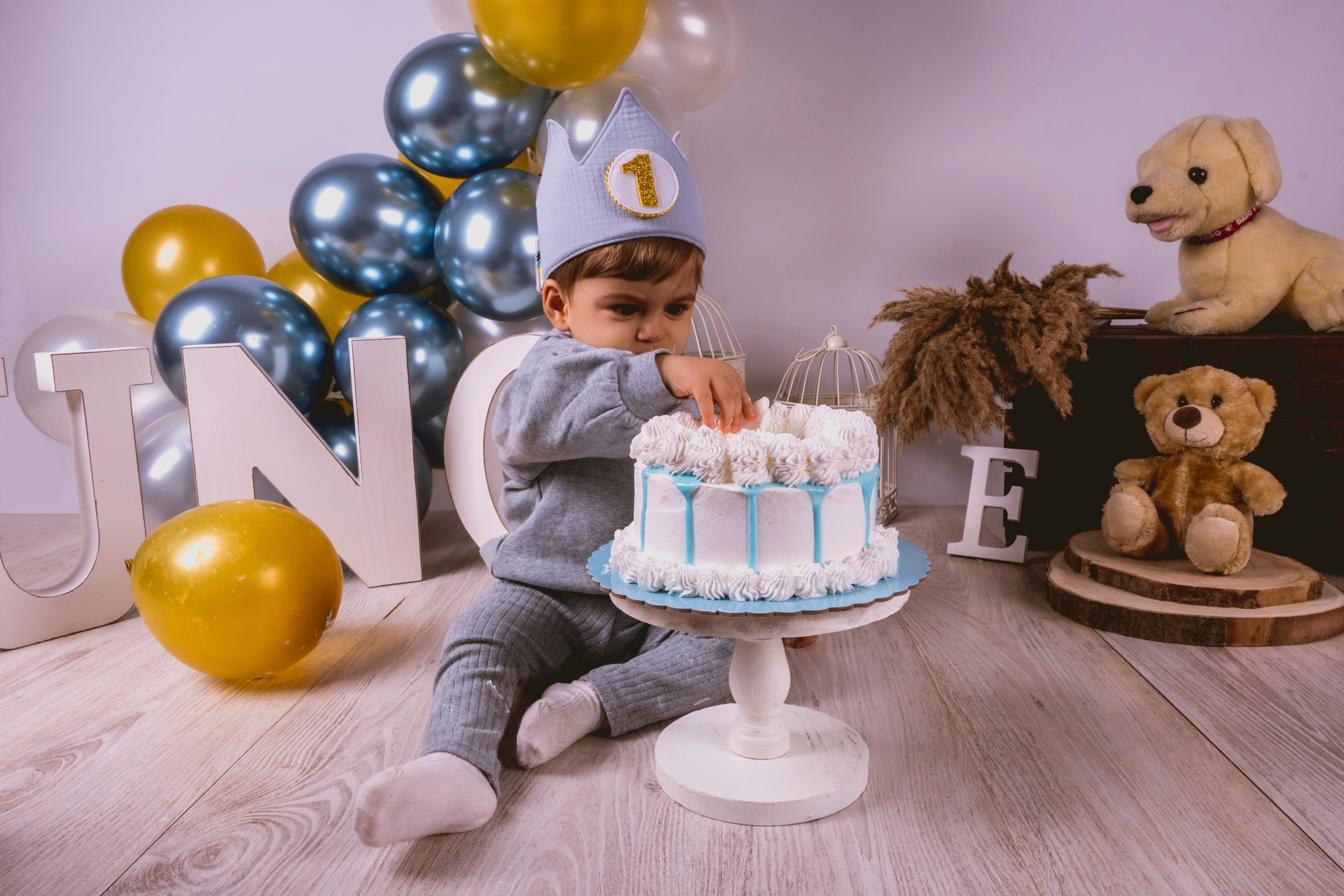Emilio - Primer añito. Fotografía Antonio Luis Bascón