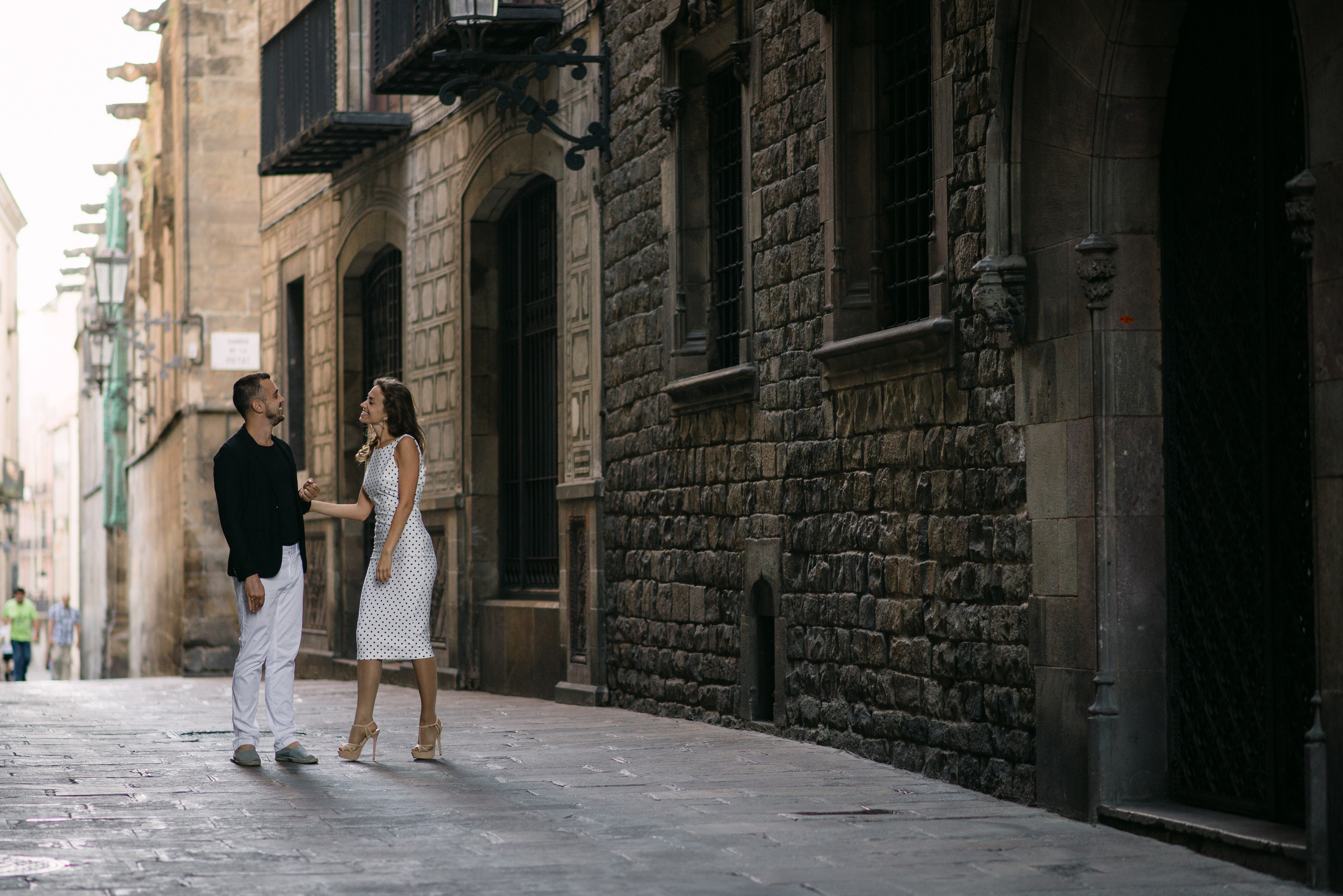 Nadia&Leo sesión fotográfica en Barcelona. Fotógrafo profesional Bilbao