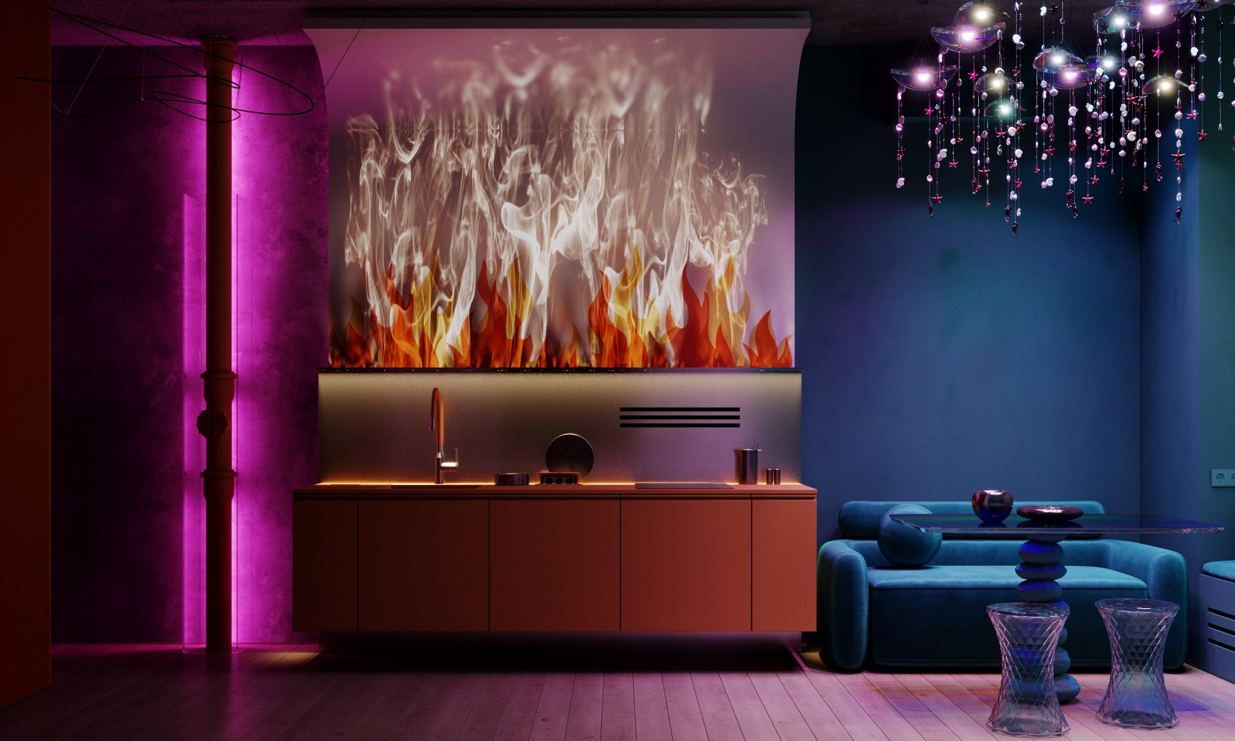 Living spaces. Interior design by Yuliya Shpeter