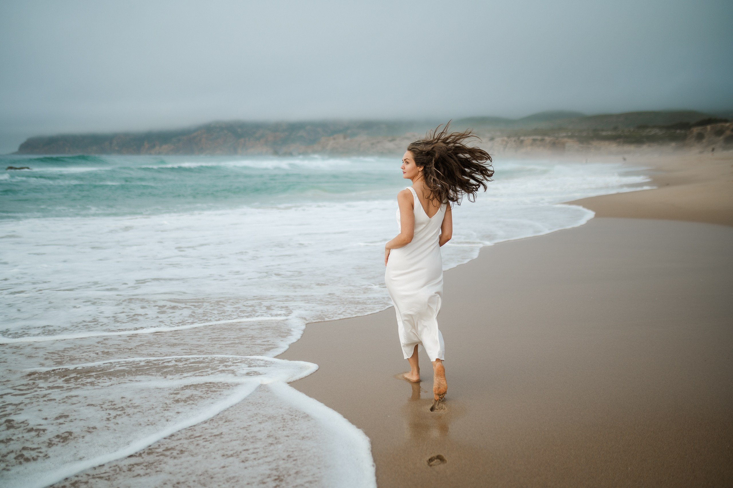 Photo shoot on the beach in Portugal