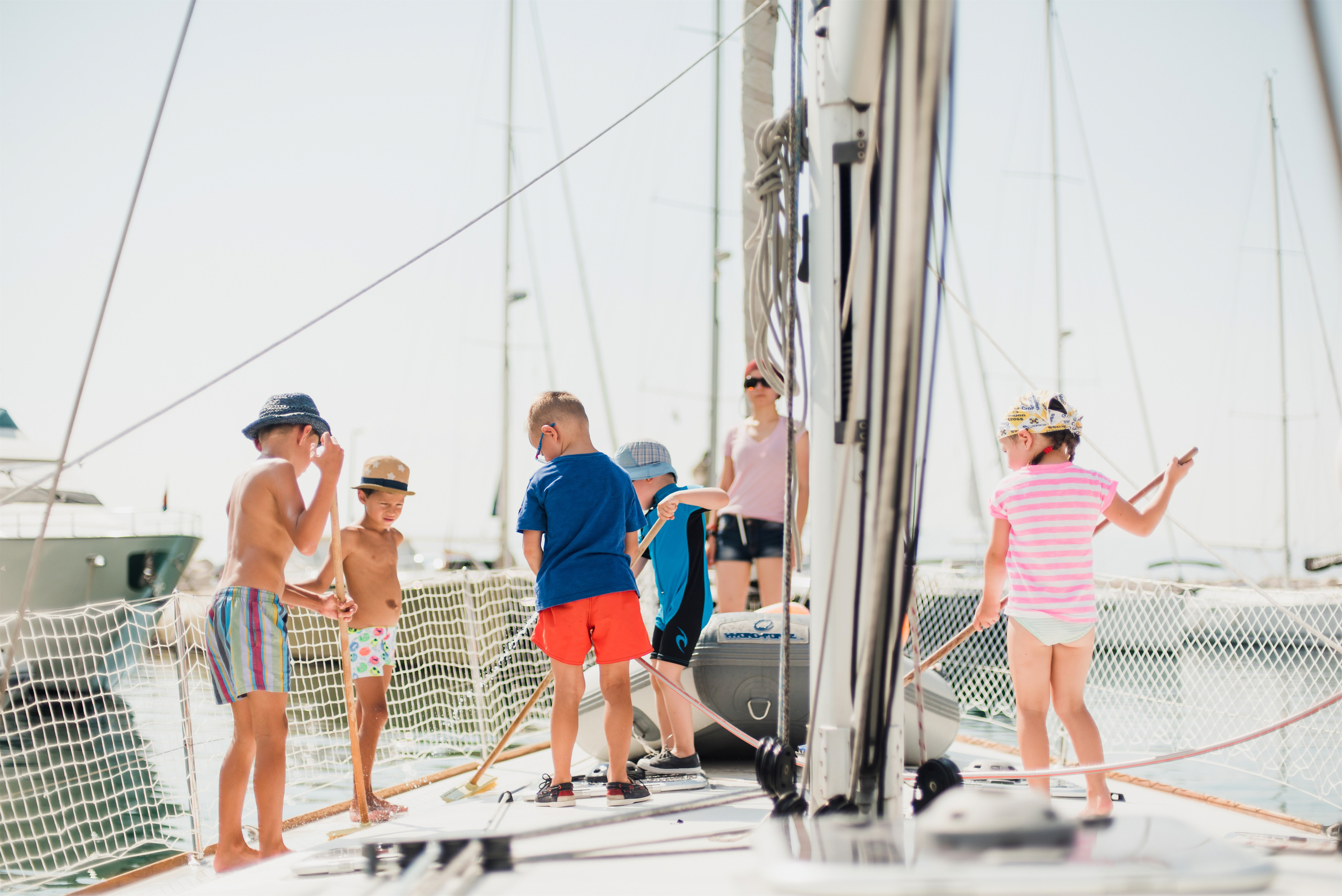 Детская регата в Хорватии. Ksenia Marchand/ Lifestyle photographer in Paris