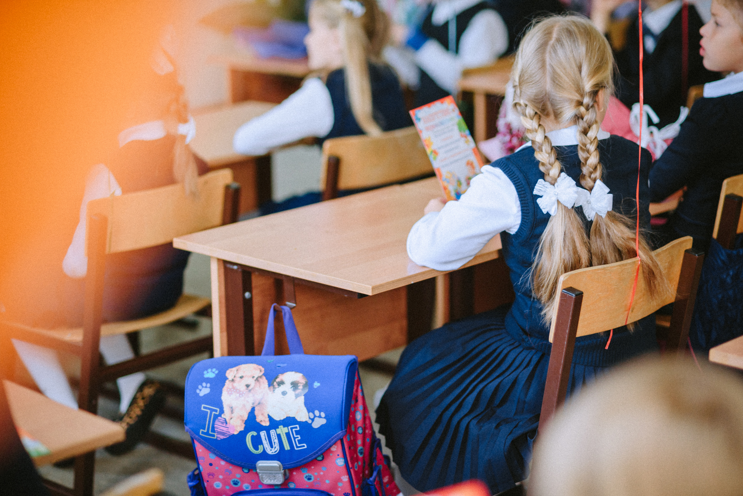 Как Агата в первый класс пошла. Ksenia Marchand/ Lifestyle фотограф в Париже