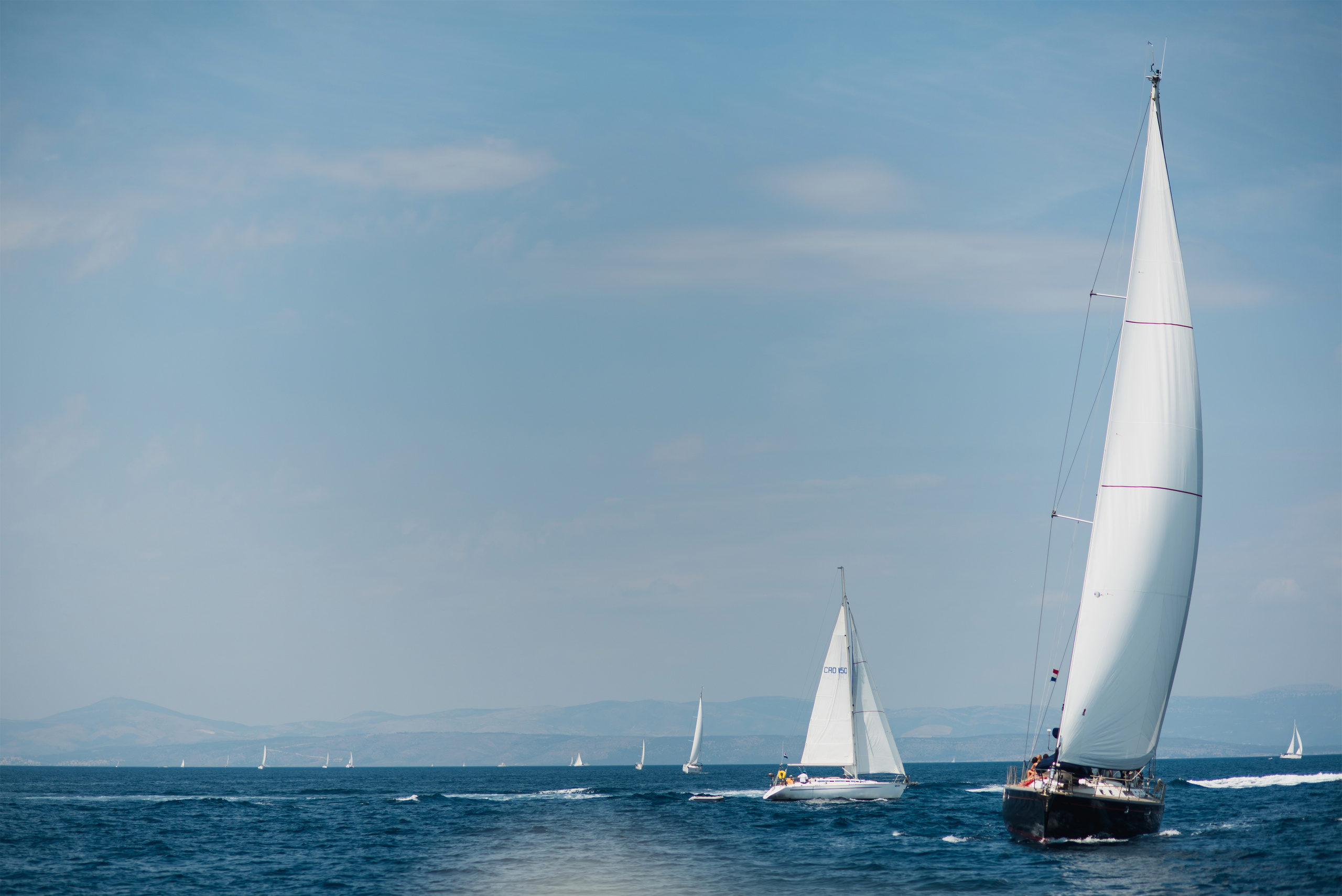 Детская регата в Хорватии. Ksenia Marchand/ Lifestyle photographer in Paris