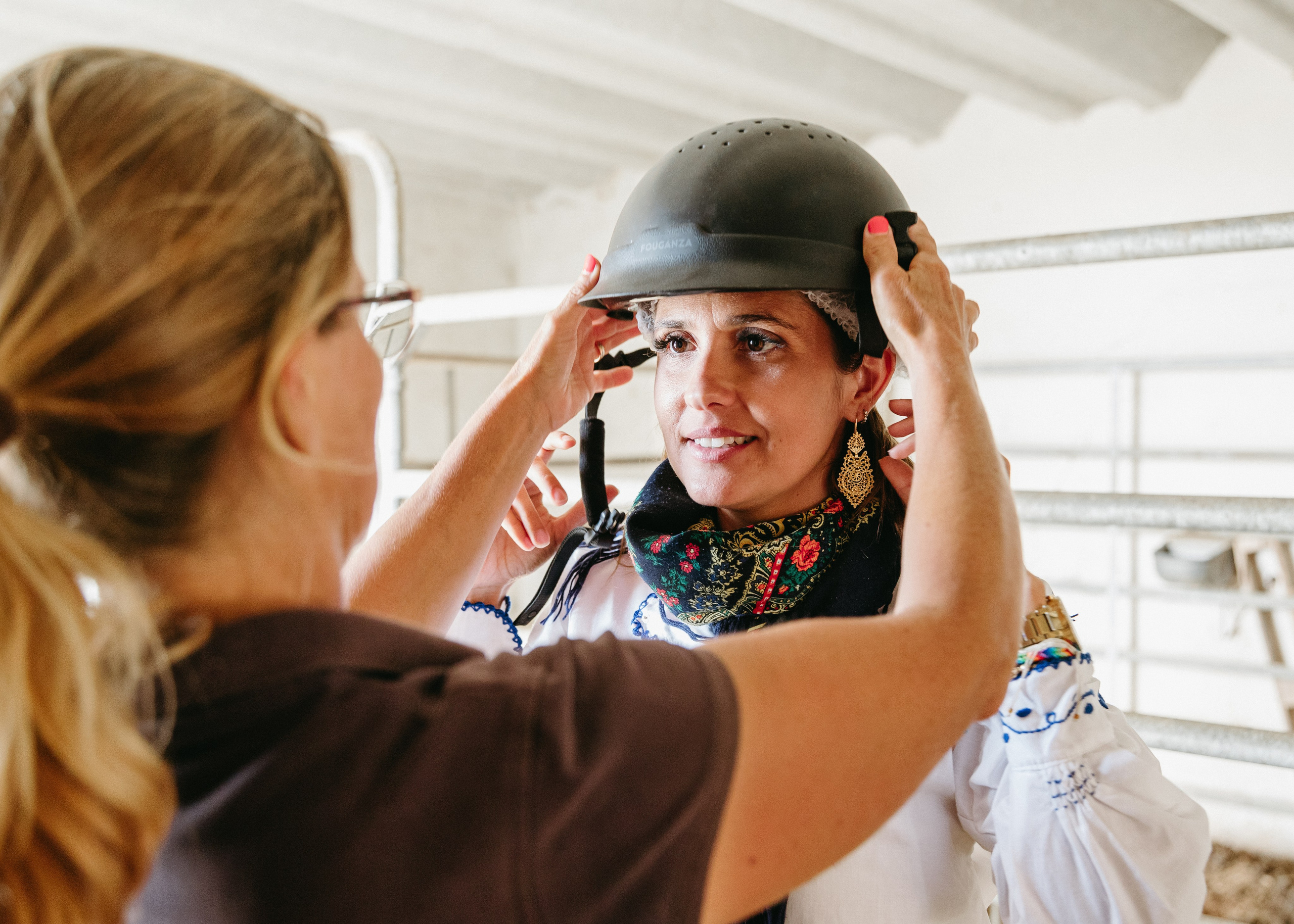 Marlene & Tiago com filhos. Passeios a Cavalo na Praia Peniche | Eco Salgados Agroturismo