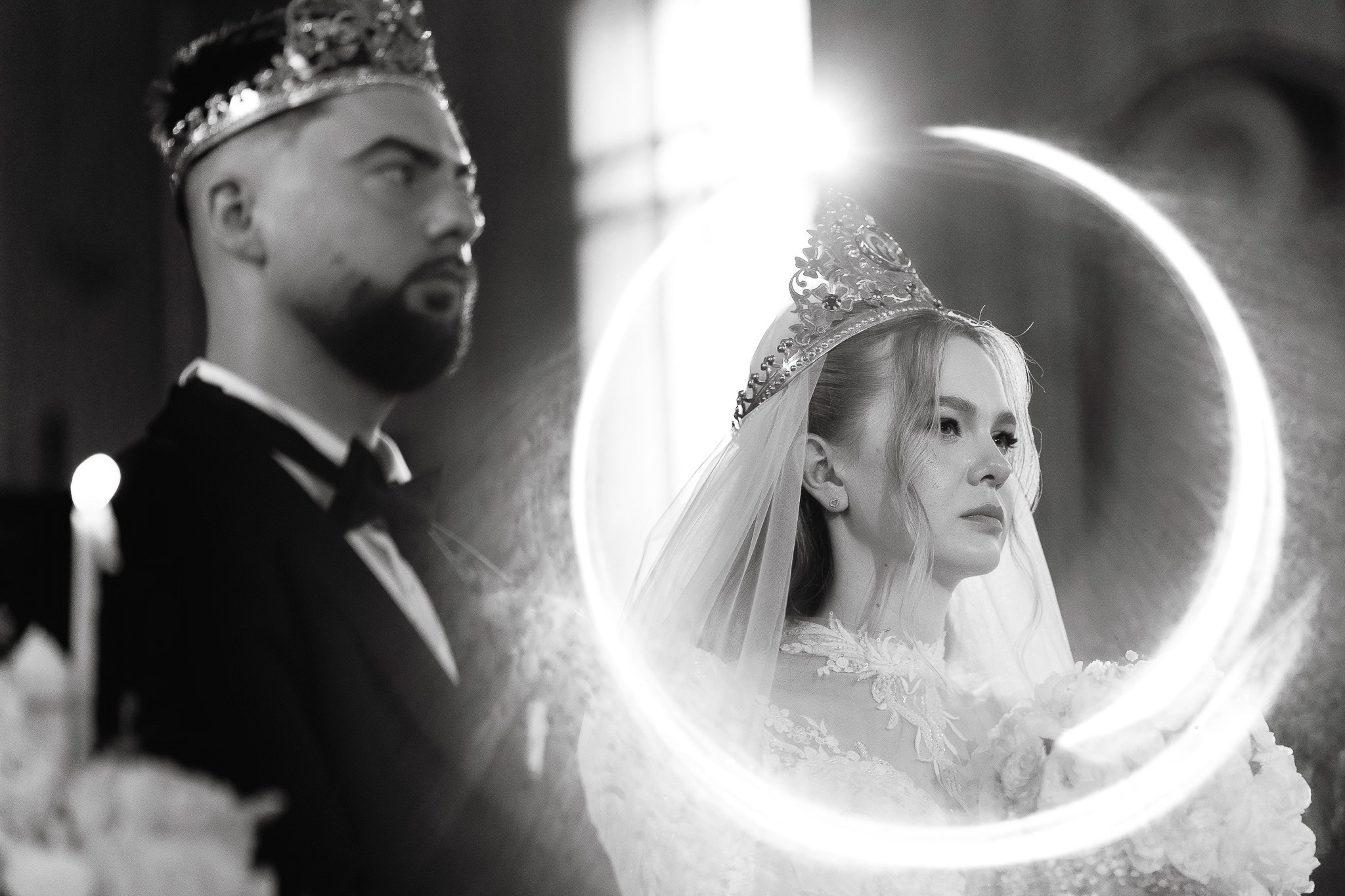 fotografie cu inel de lumina