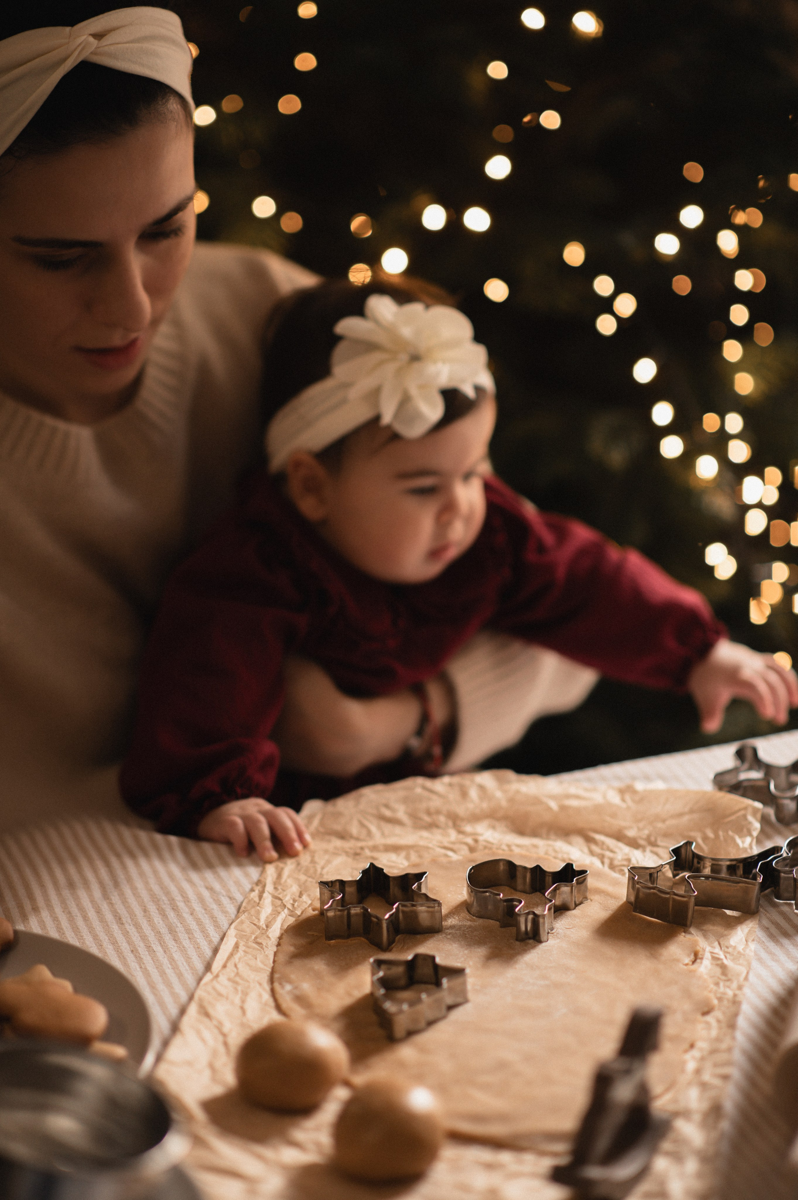 First Christmas. Family, children, portrait, and event photography in Thessaloniki