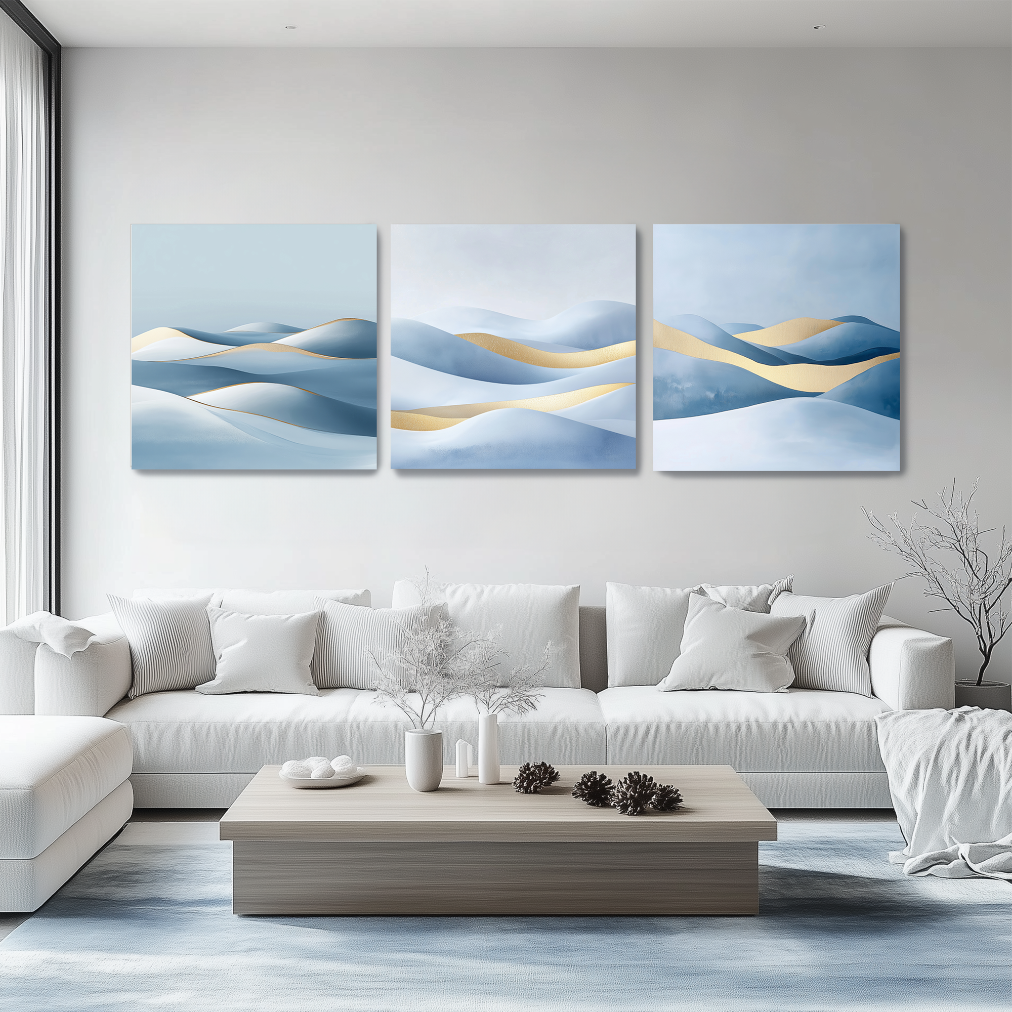 Silent symphony of winter. Lolly Shine. Contemporary digital artist