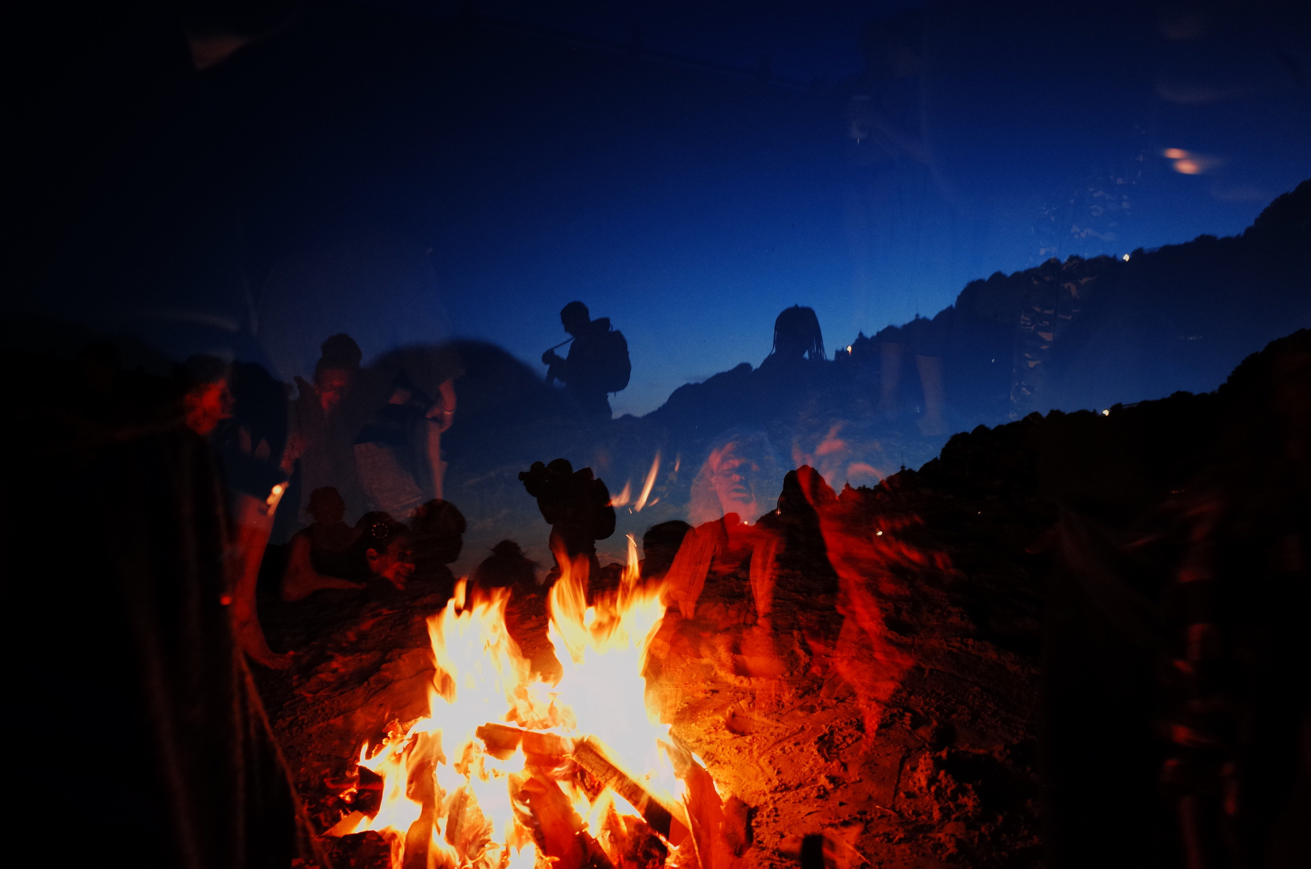 Full Moon Fire. Victoria Dini. Art photography in London / Folkestone, UK