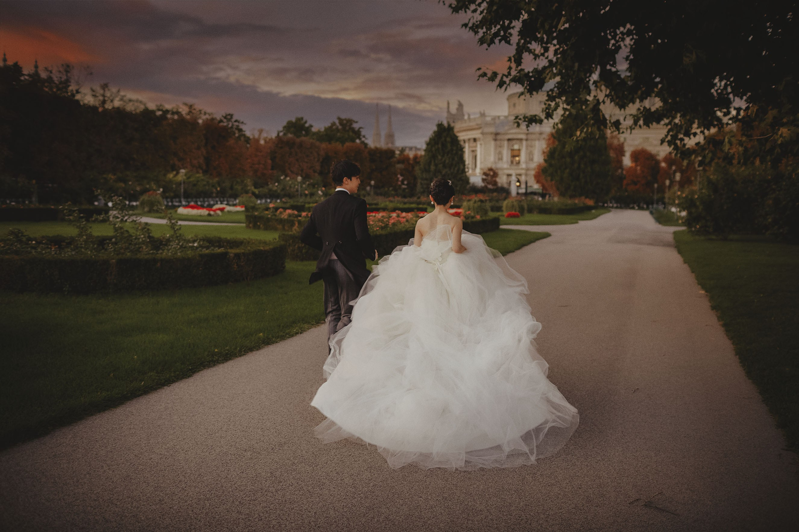 Belvedere Palace Wedding, Vienna, Austria. Northeast Ohio (Cleveland, Youngstown, Akron) Wedding Photography