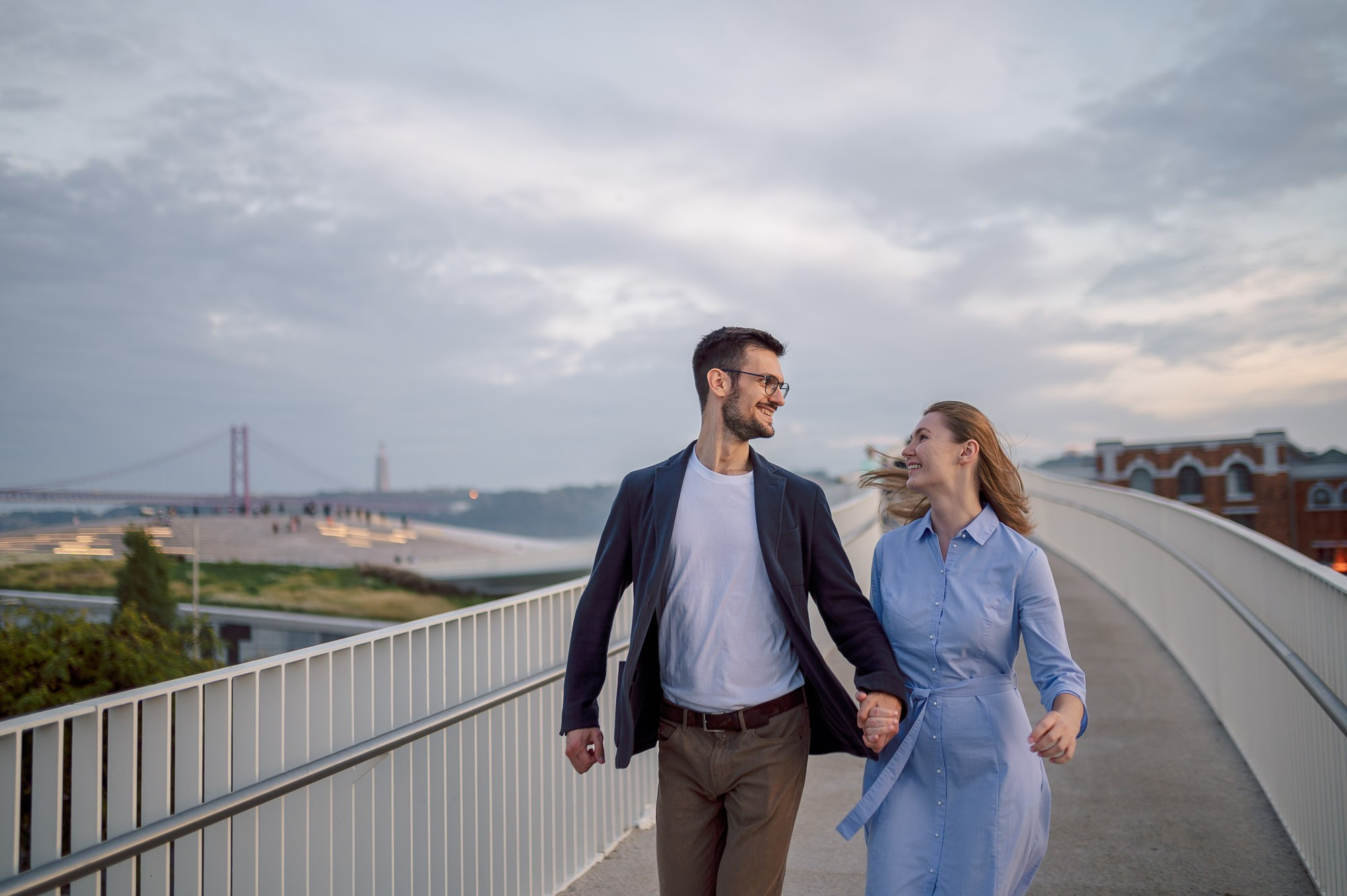 Belém Tower and the MAAT Museum are two contrasting yet impressive locations for a photo shoot in Lisbon