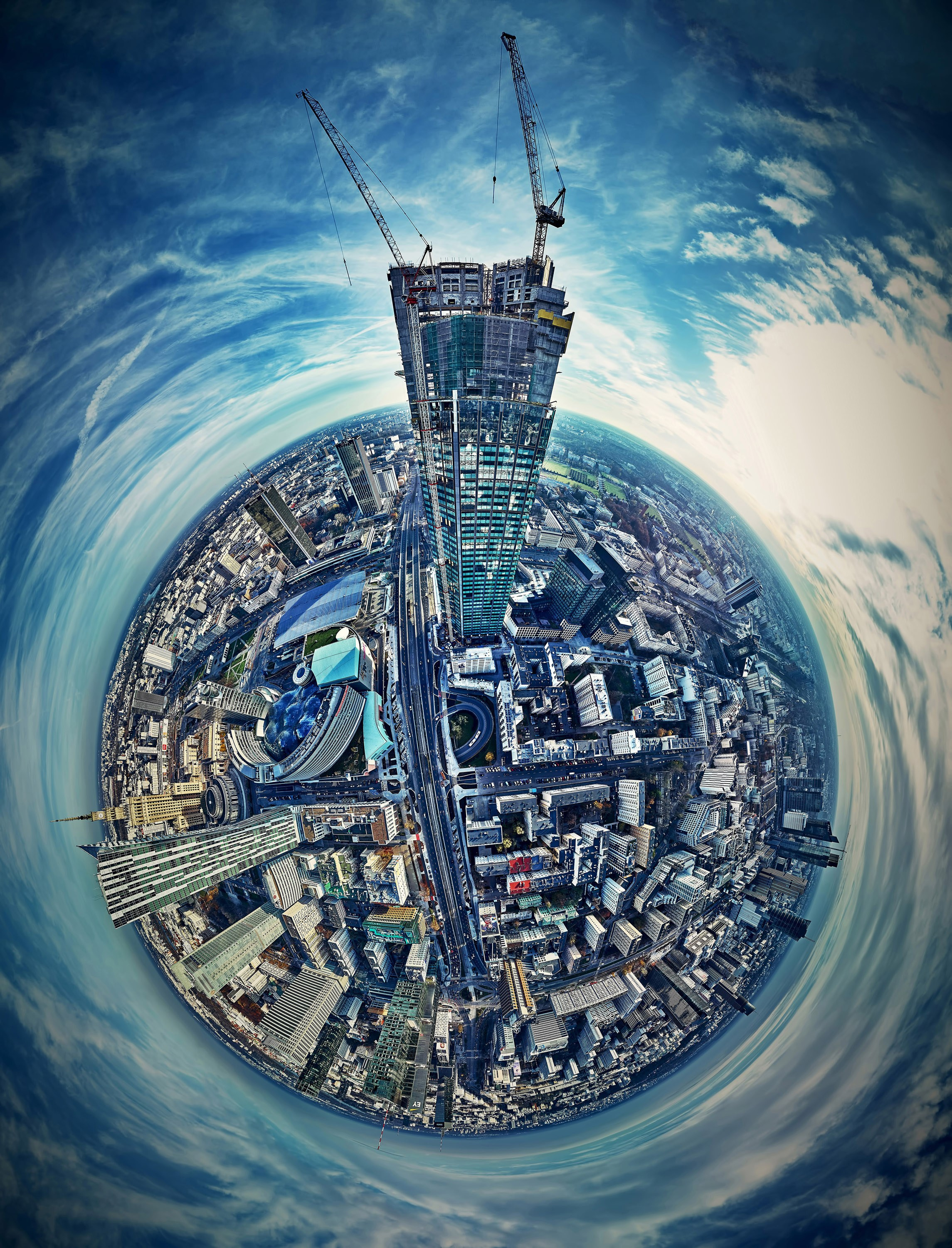 Panoramy lotnicze 360 „Little Planet” znanych miejsc Warszawy. Андрей Шипилов — Фотография & Видеография