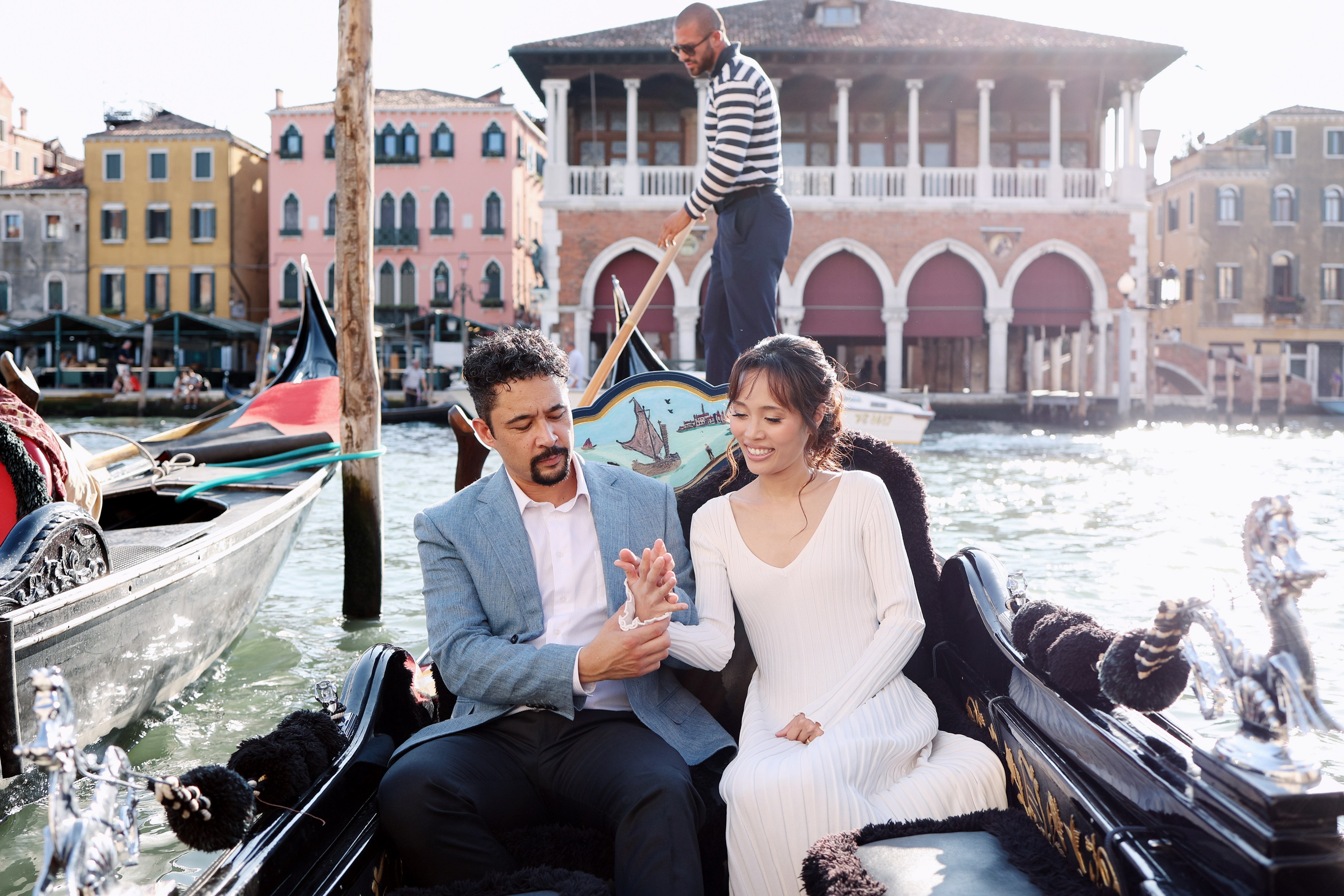 Gondola ride in Venice