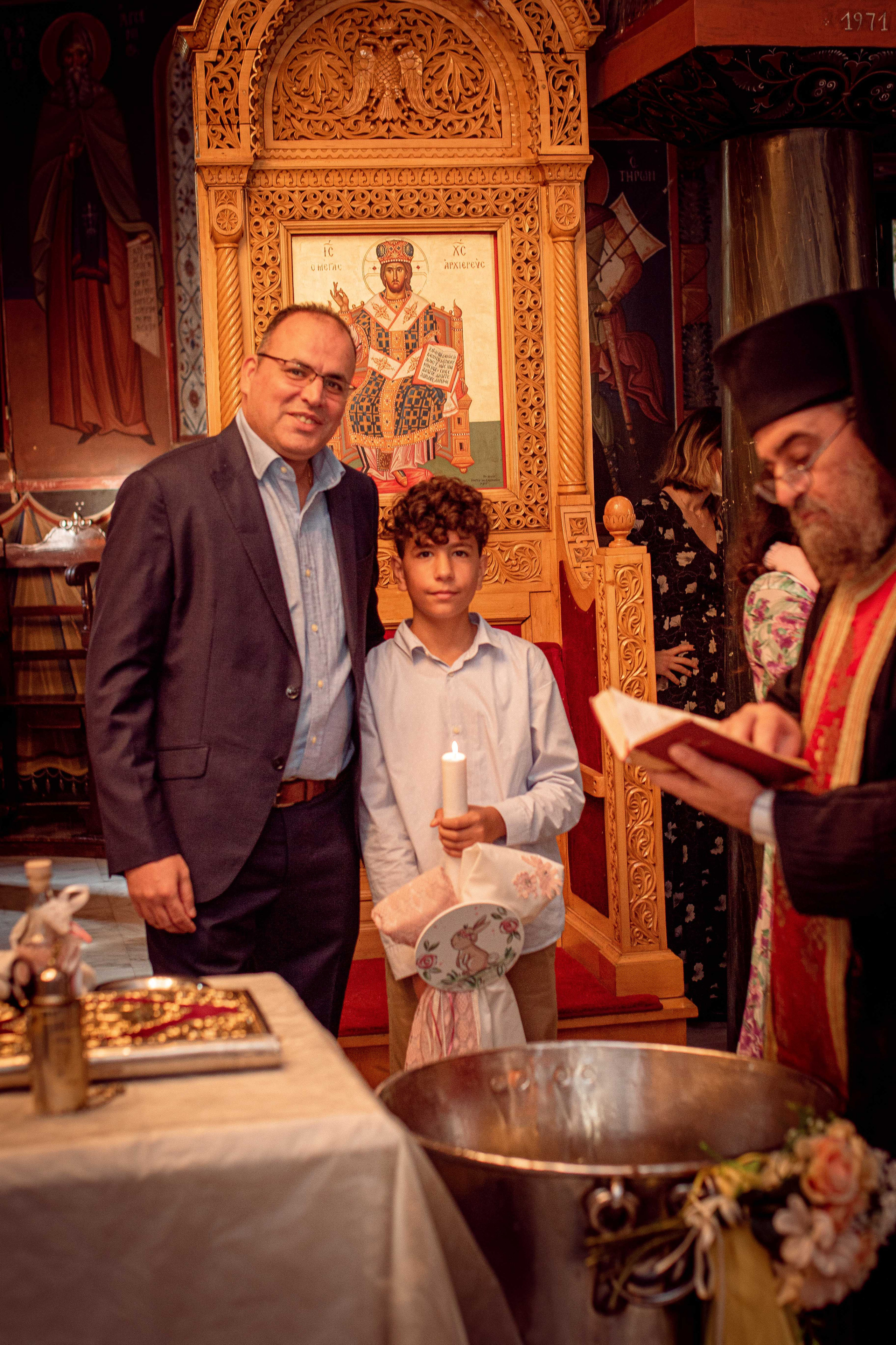 Baptism. Family Photographer in Greece