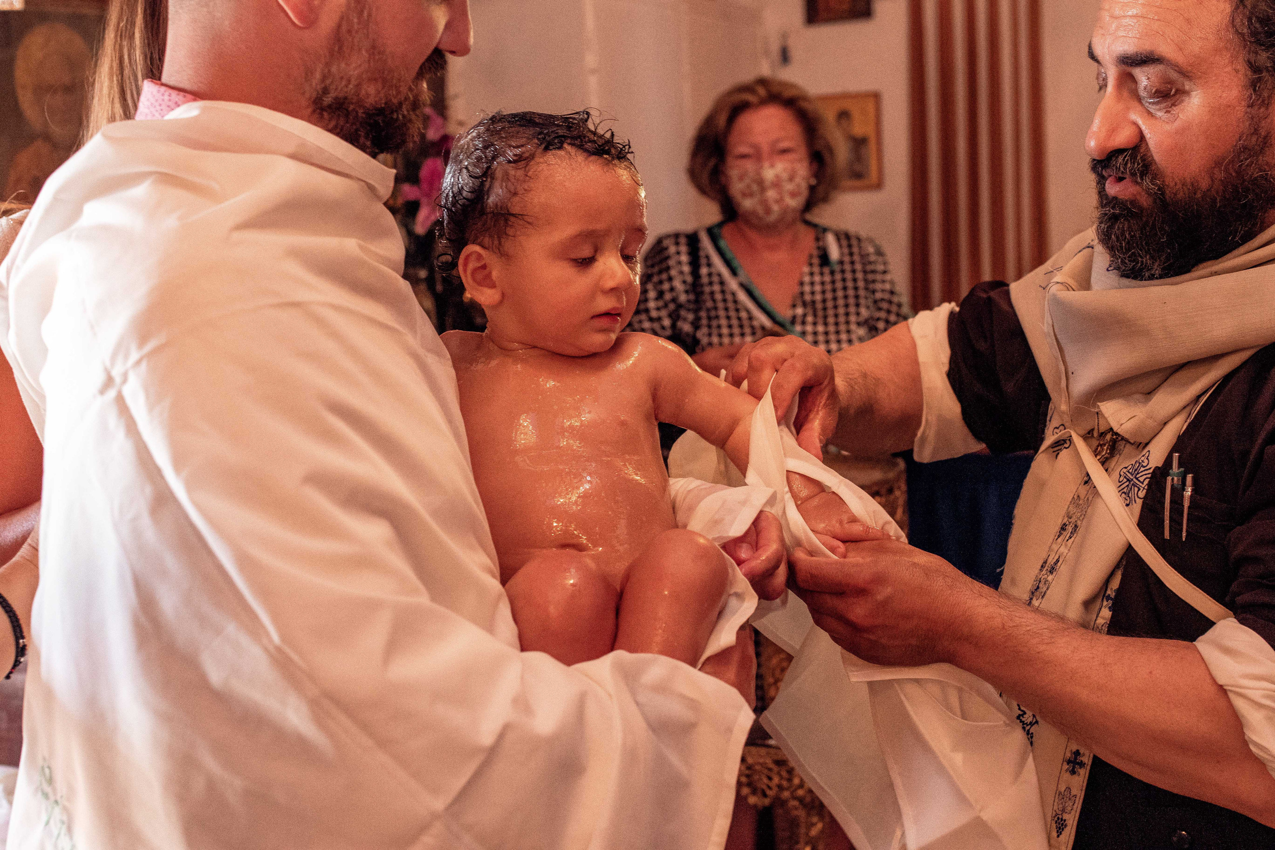 Baptism. Family Photographer in Greece