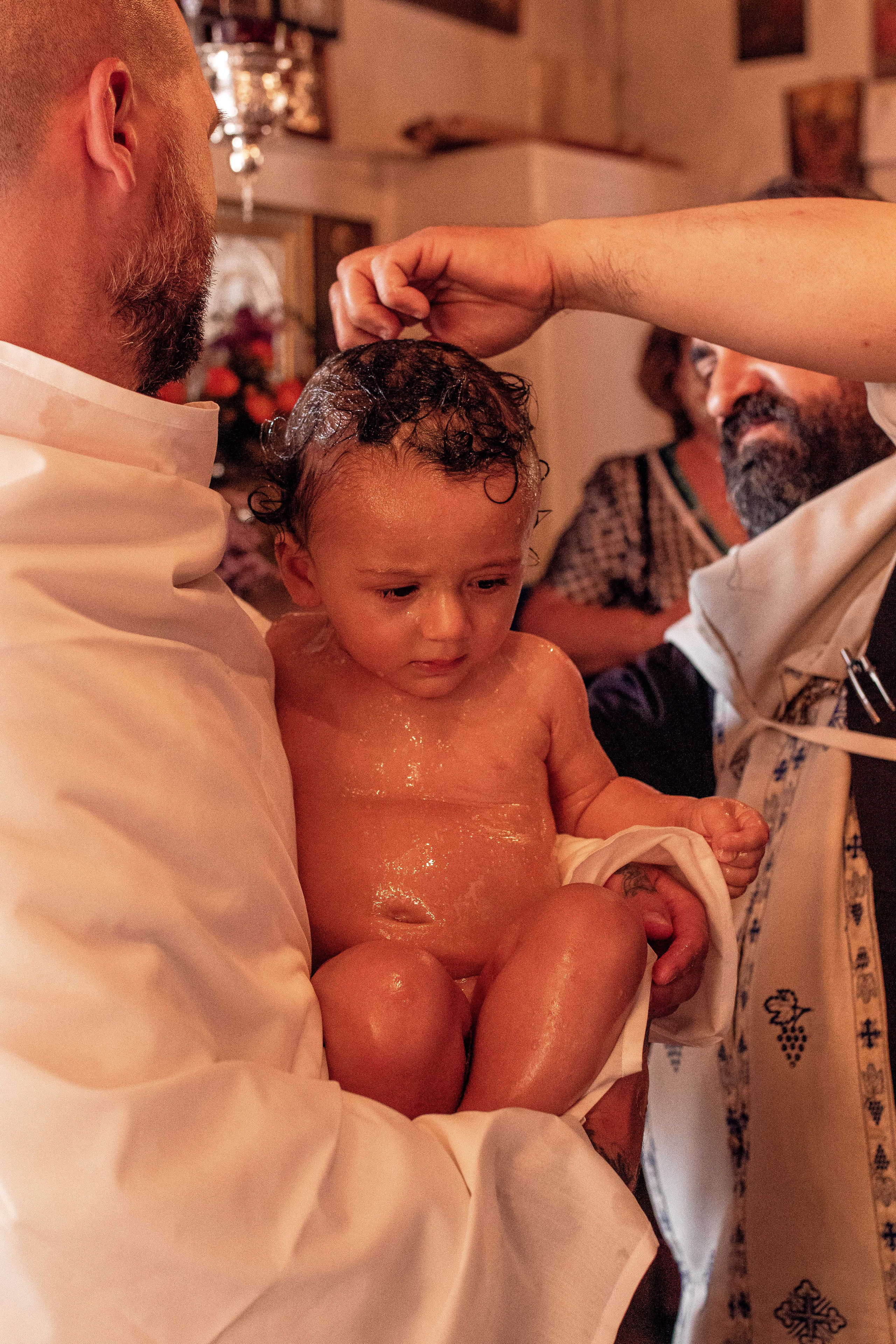 Baptism. Family Photographer in Greece