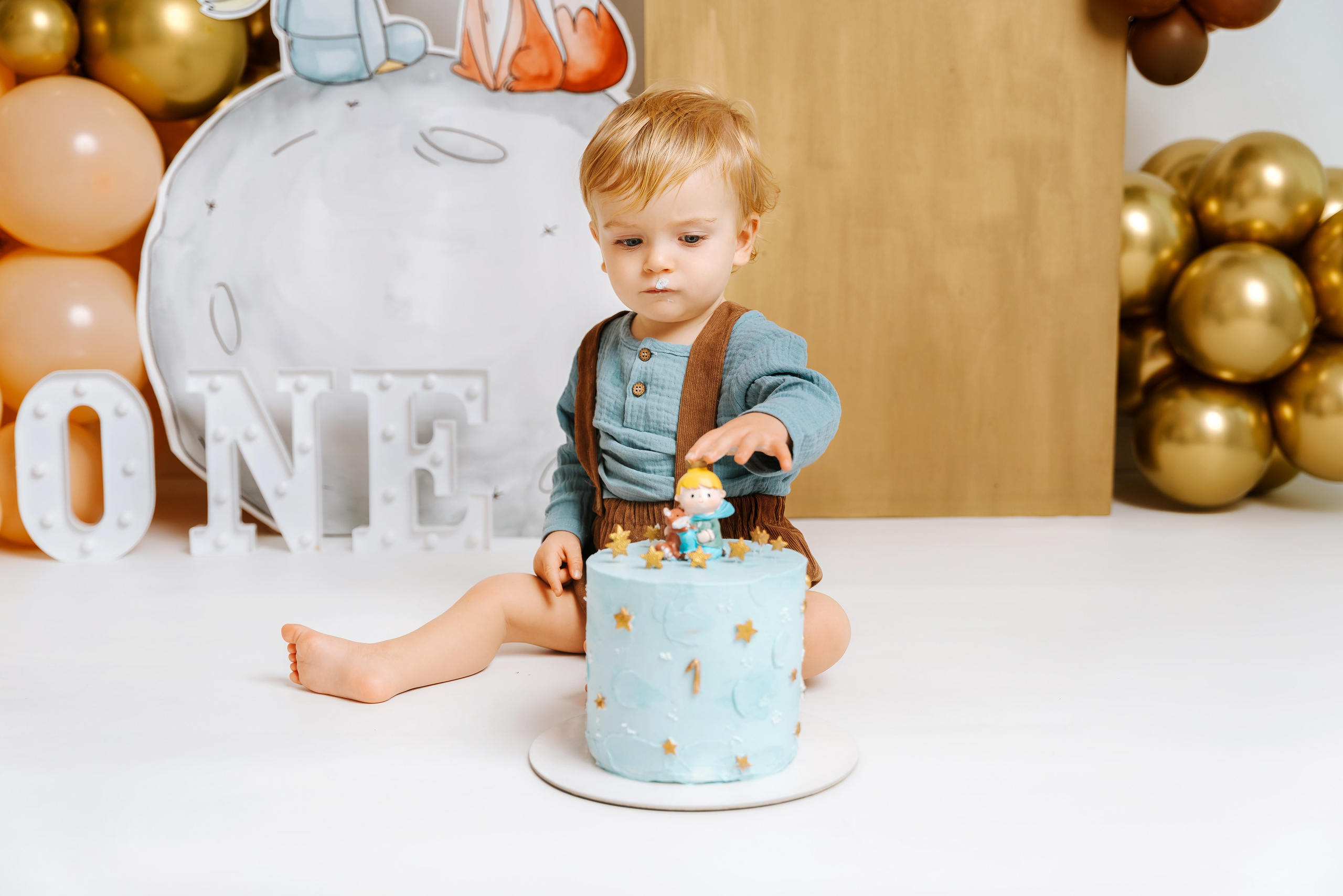 Smash cake. Svitlana Miahka fotografa a Genova