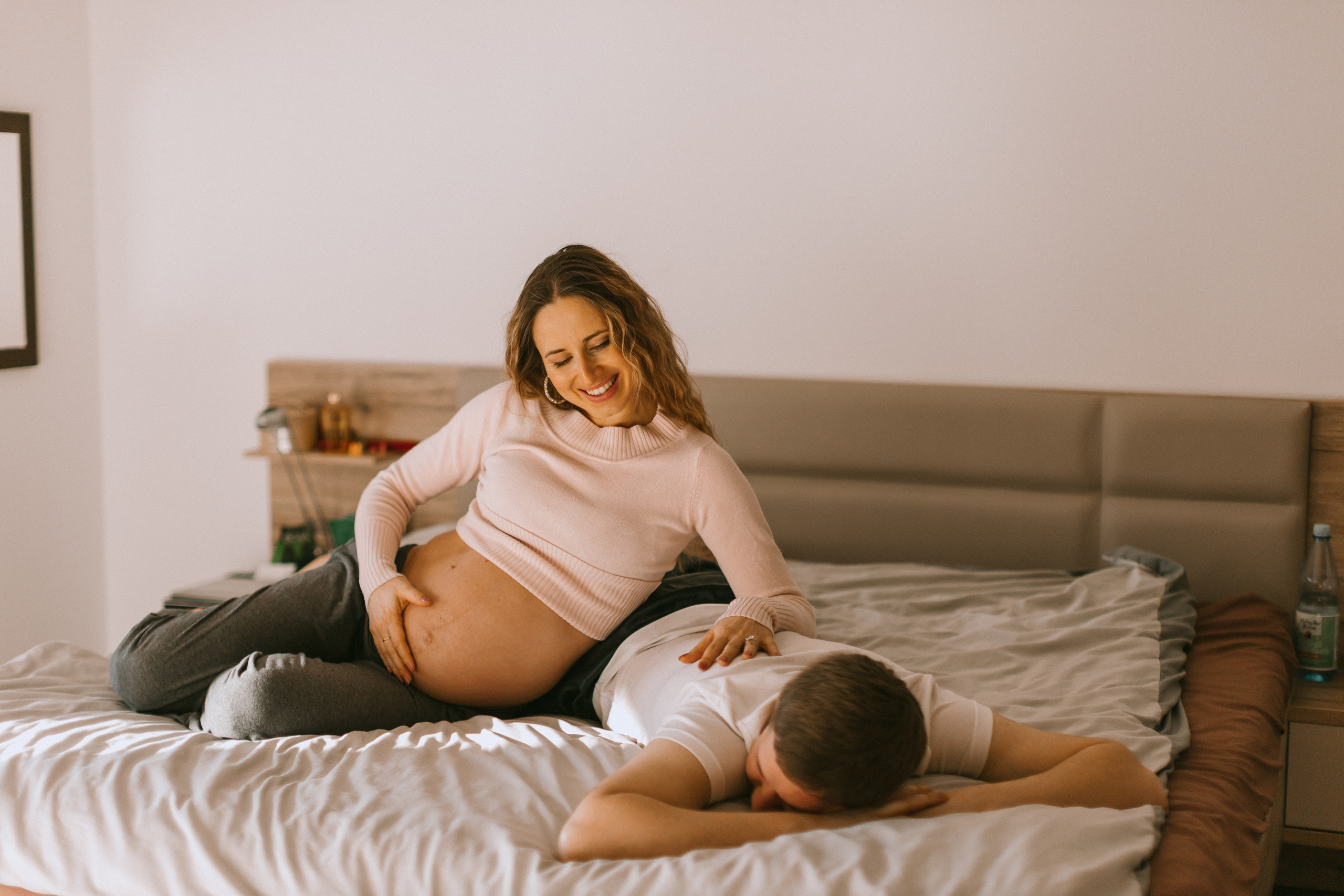 Домашняя фотосесиия беременности. Фотограф в Германии — Мария Чистякова